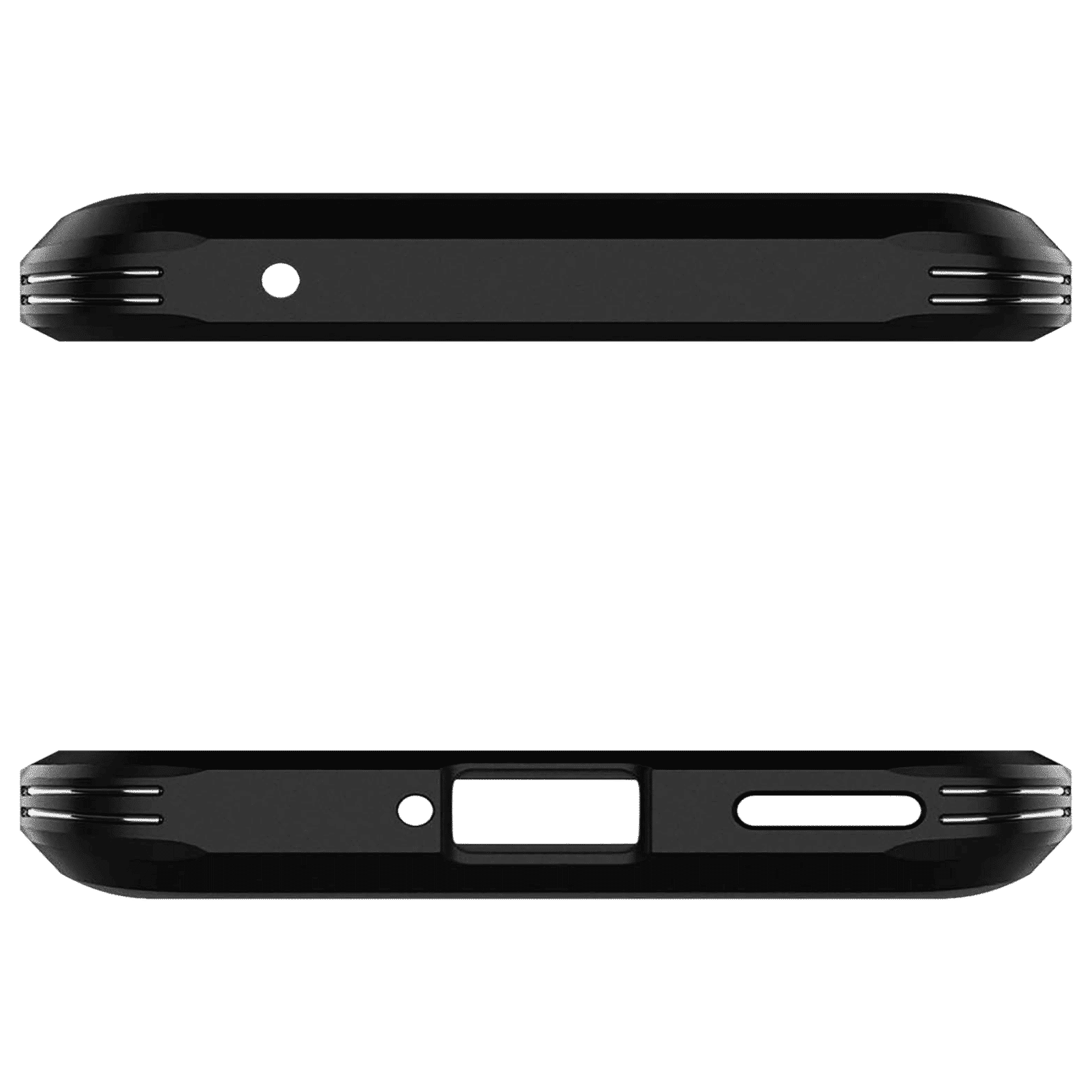 spigen Tough Armor TPU & Polycarbonate Back Case with Stand for OnePlus 9 (Air Cushion Technology, Black)_7