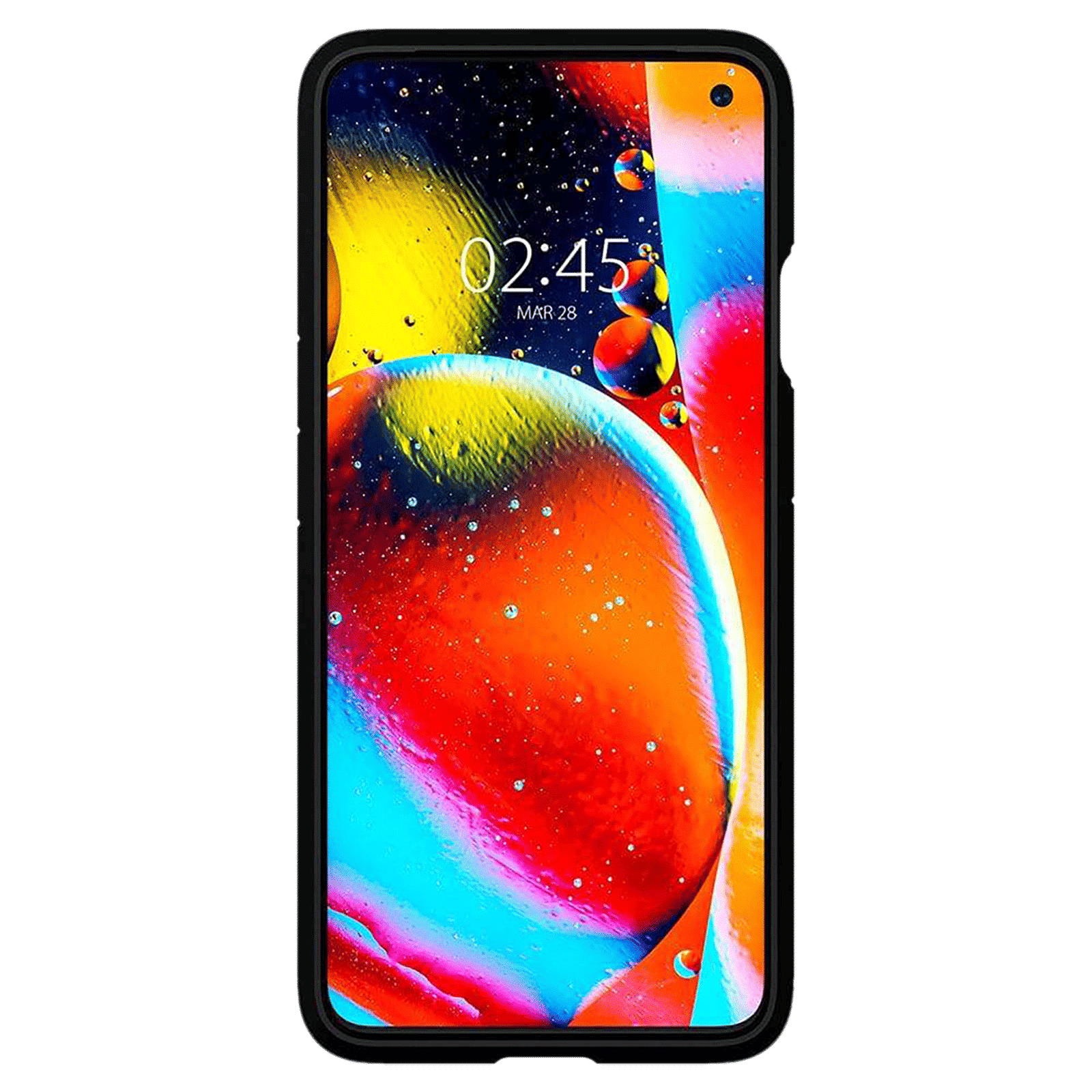 spigen Tough Armor TPU & Polycarbonate Back Case with Stand for OnePlus 9 (Air Cushion Technology, Black)_3