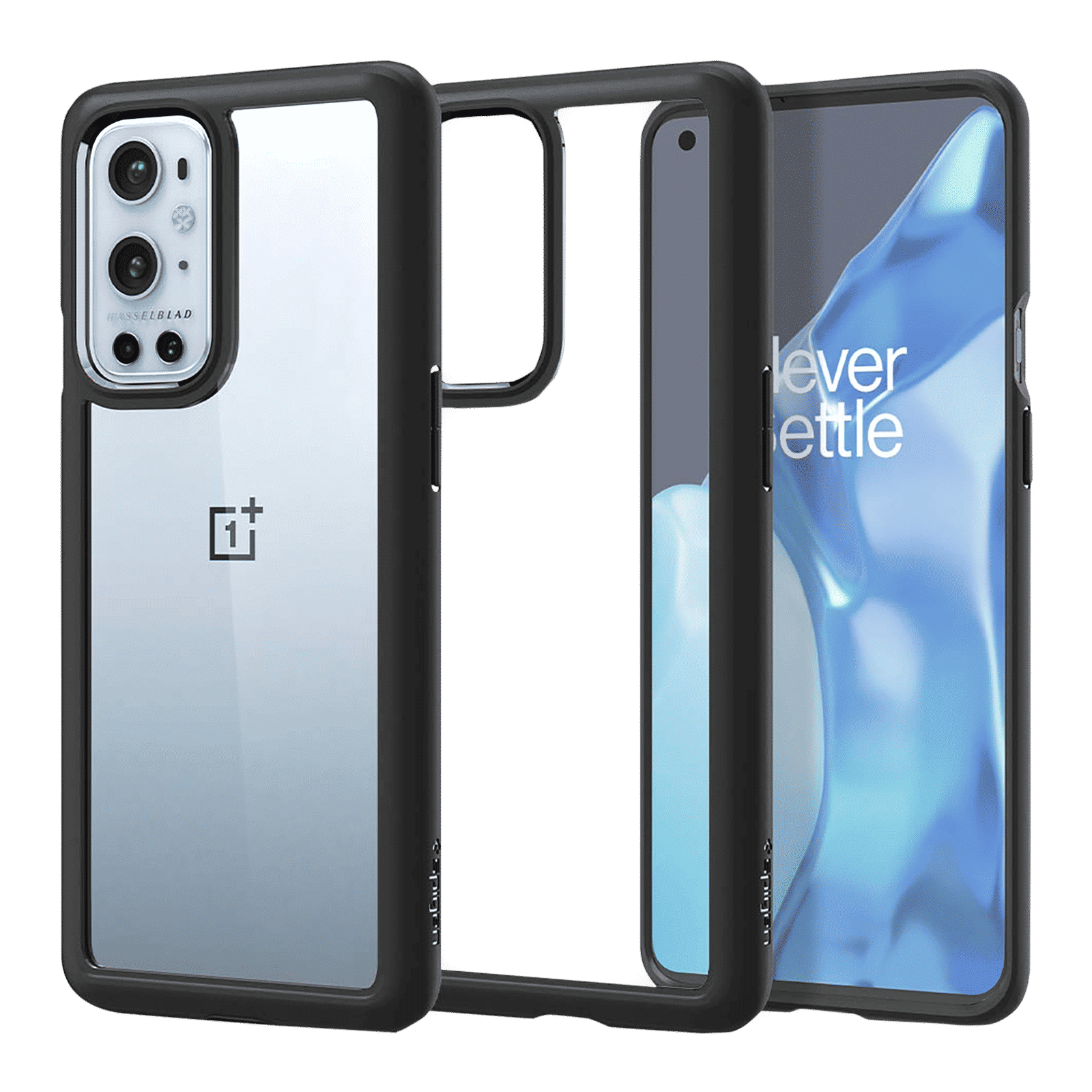 Spigen Ultra Hybrid Polycarbonate & TPU Back Cover for OnePlus 9 Pro 5G (Air Cushion Technology, Matte Black)_3