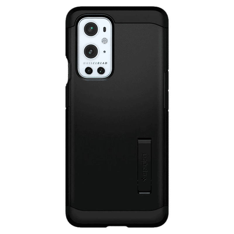 spigen Tough Armor TPU and PC Back Case For OnePlus 9 Pro (Air Cushion Technology, ACS02683, Black)_9