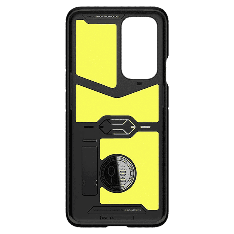 spigen Tough Armor TPU and PC Back Case For OnePlus 9 Pro (Air Cushion Technology, ACS02683, Black)_10