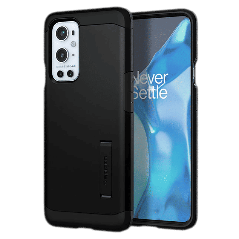 spigen Tough Armor TPU and PC Back Case For OnePlus 9 Pro (Air Cushion Technology, ACS02683, Black)_14