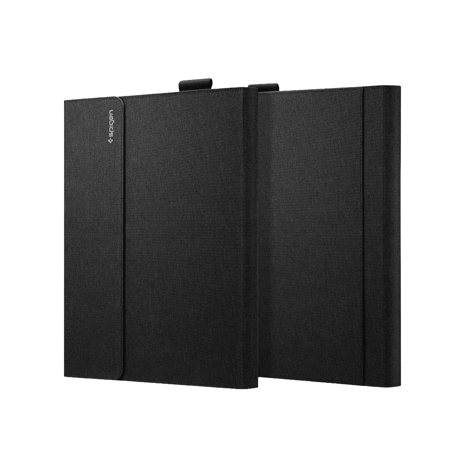 spigen Stand Folio Fabric Flip Cover For Microsoft Surface Pro X (Hands Free Viewing, Black)_9