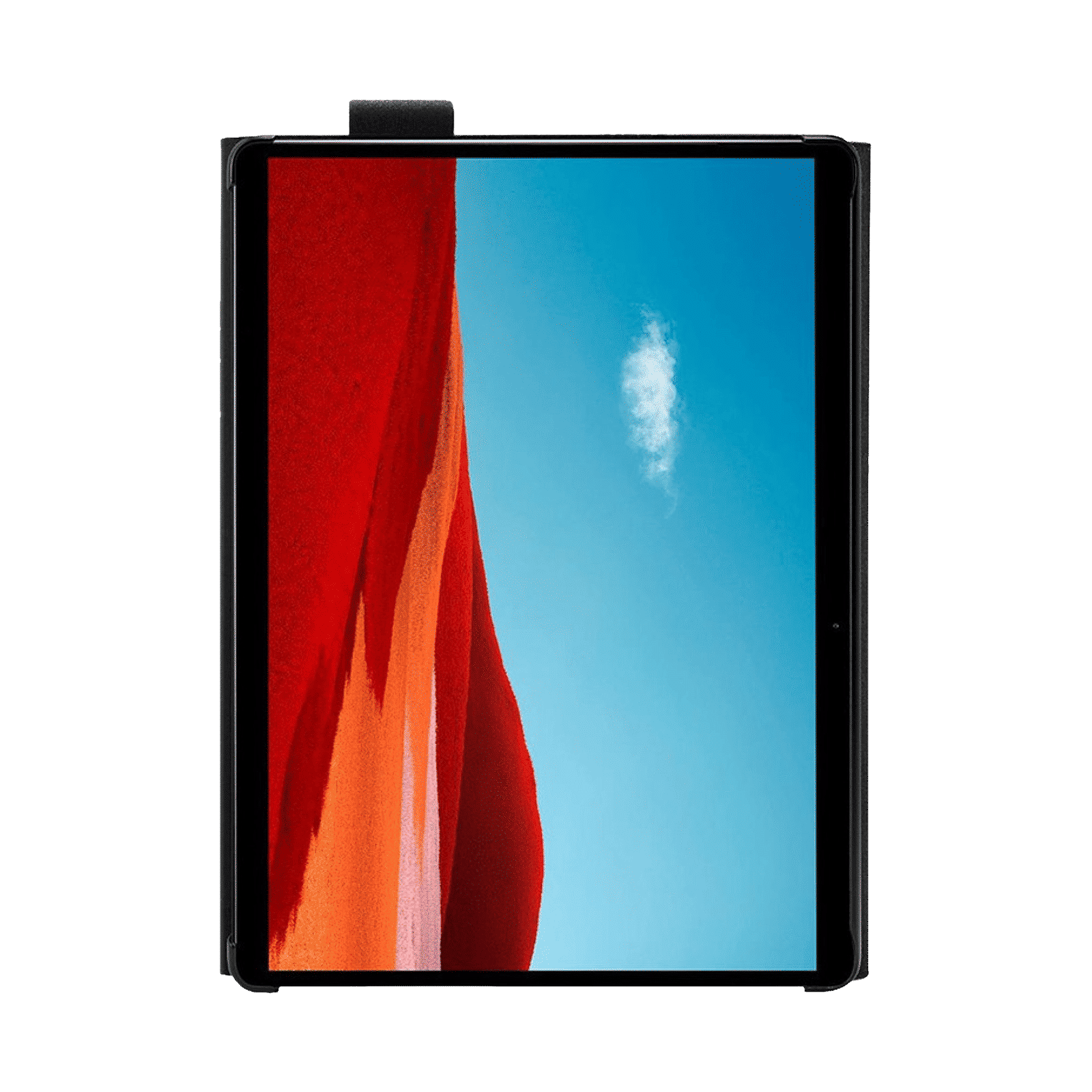 spigen Stand Folio Fabric Flip Cover For Microsoft Surface Pro X (Hands Free Viewing, Black)_12