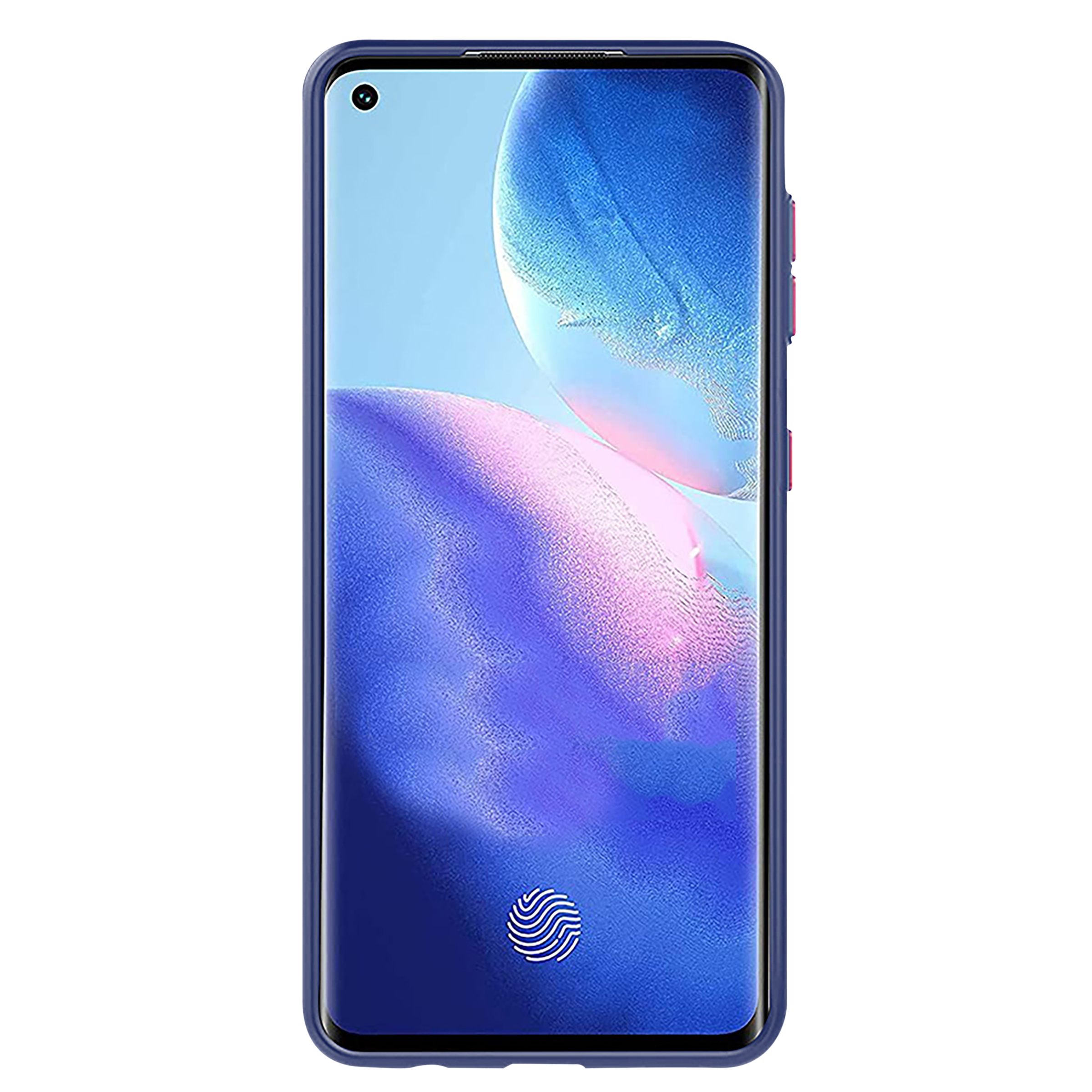 Arrow Duplex Acrylic & TPU Back Cover for OPPO Reno 6 (Scratch Resistant, Blue)_5
