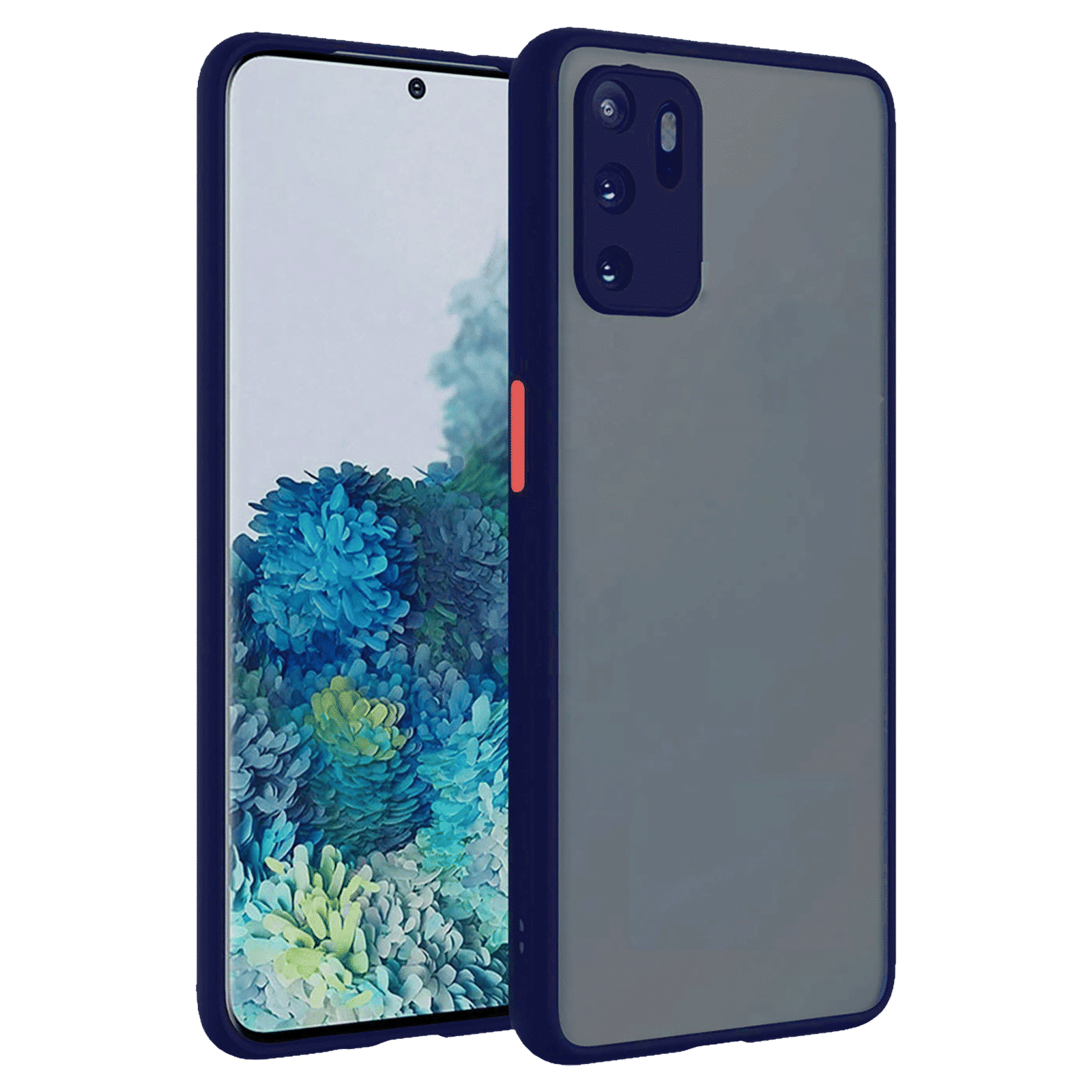 Arrow Duplex Acrylic & TPU Back Cover for OPPO Reno 6 Pro (Scratch Resistant, Blue)_1
