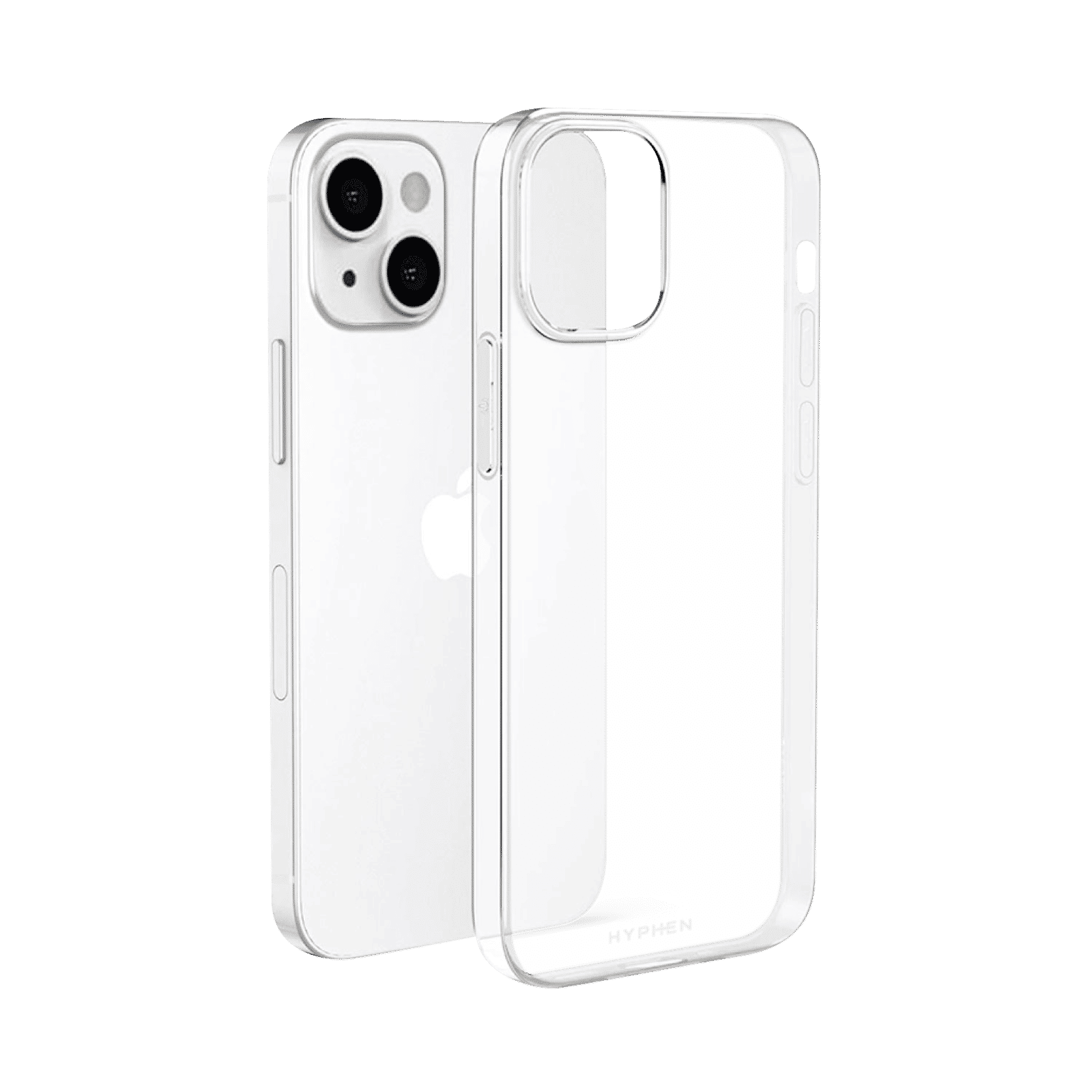 HYPHEN AIRE Screen Protector & Hard TPU Back Cover Combo for Apple iPhone 13 Mini (Supports Wireless Charging, Clear)_5