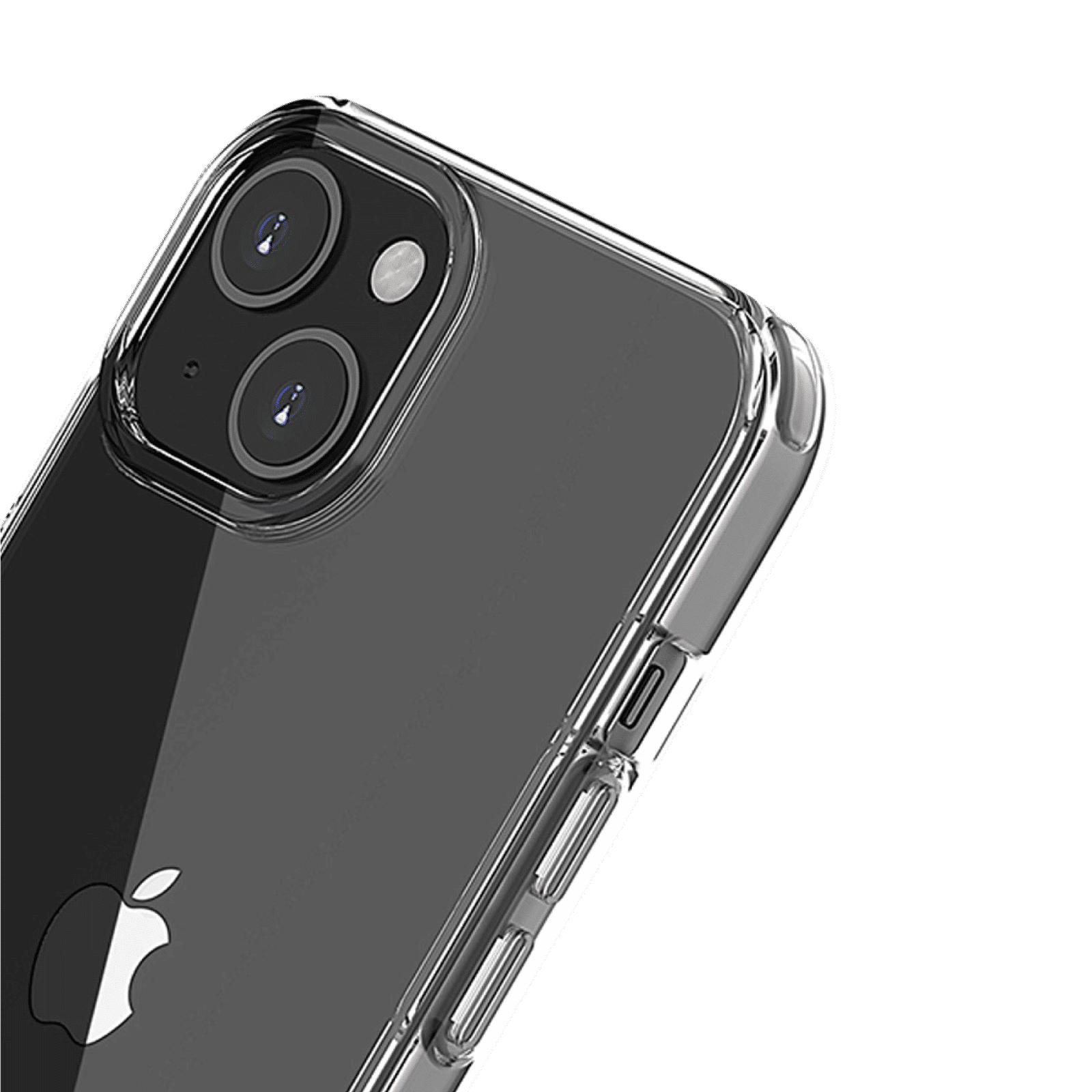 HYPHEN AIRE Screen Protector & Hard TPU Back Cover Combo for Apple iPhone 13 Mini (Supports Wireless Charging, Clear)_4