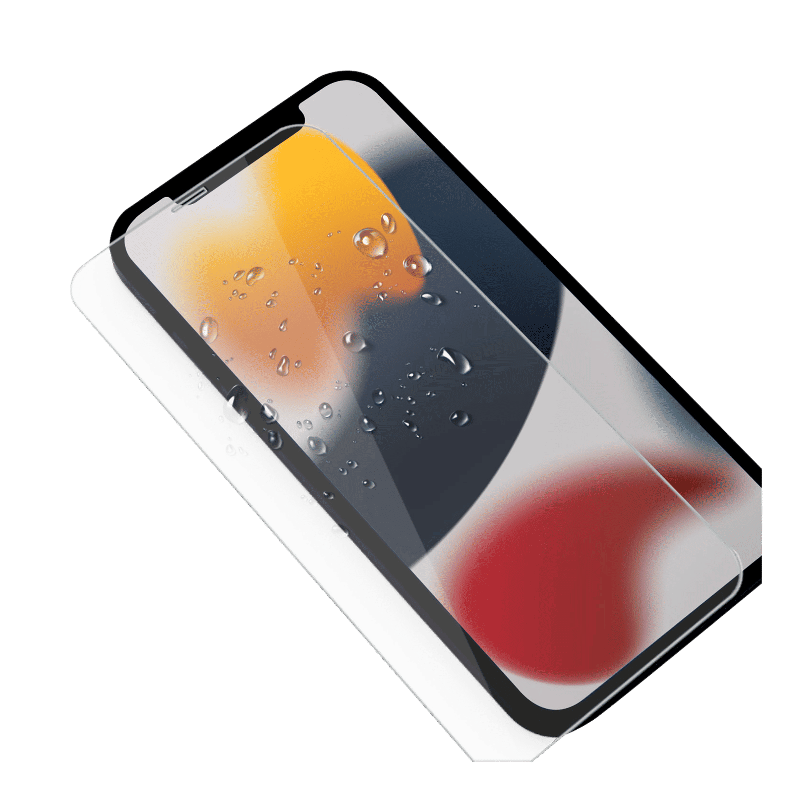 HYPHEN DURO Screen Protector & Hard TPU Back Cover Combo for Apple iPhone 13 Mini (Supports Wireless Charging, Clear)_4