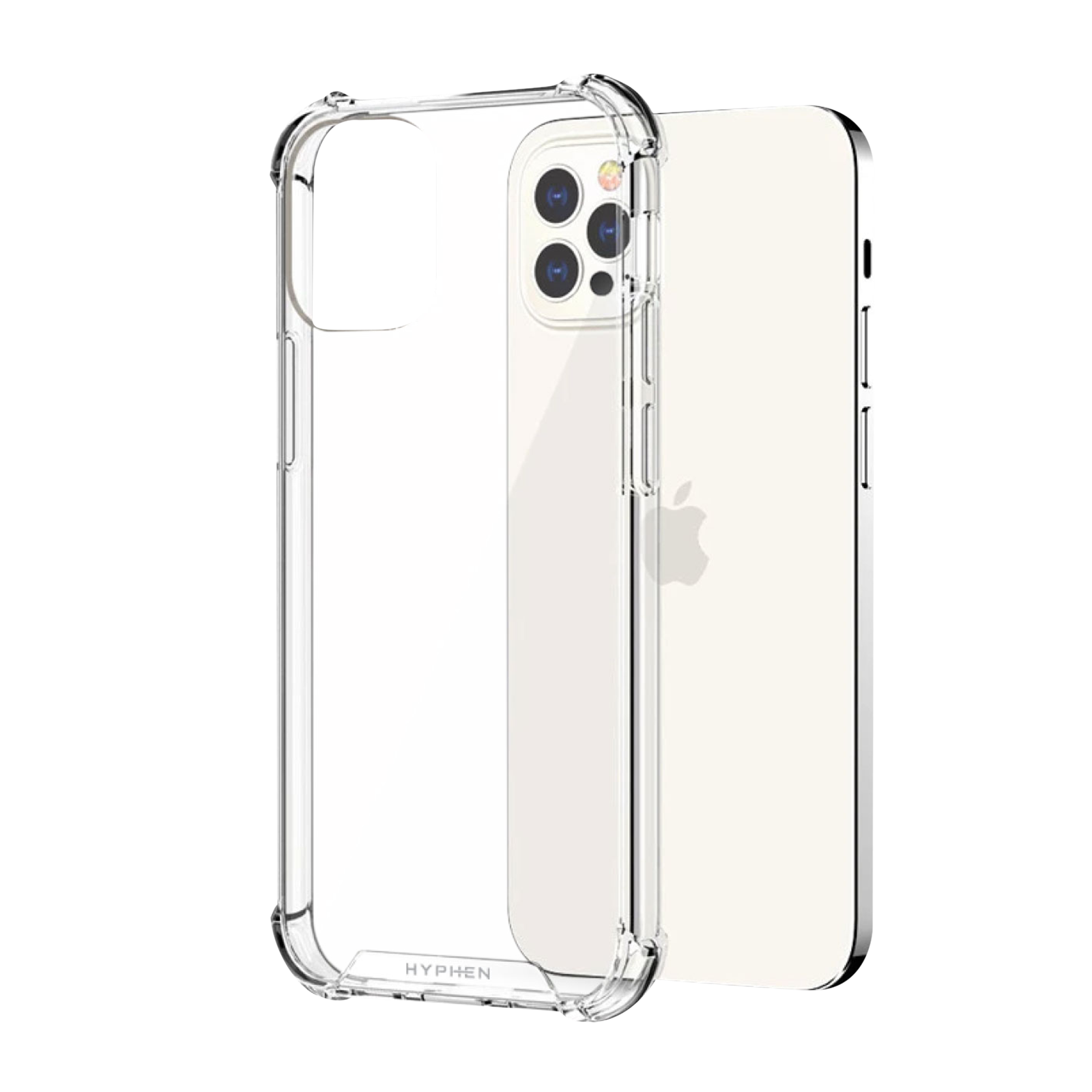 Hyphen DURO Screen Protector & TPU Back Cover Combo for Apple iPhone 13 Pro (Supports Wireless Charging, Clear)_6