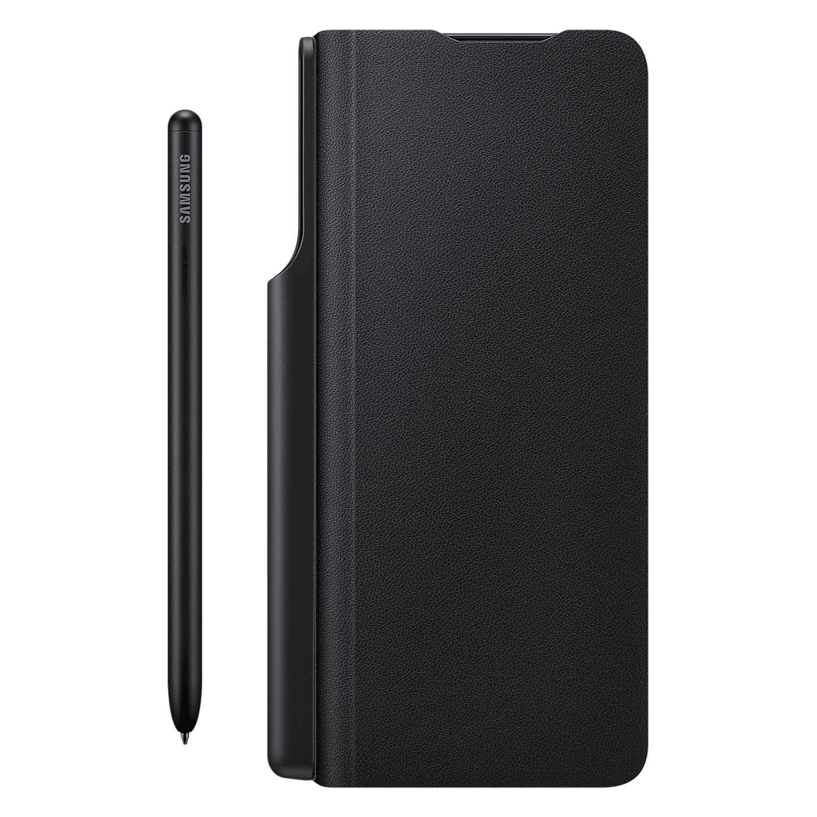 SAMSUNG Flip Cover for Galaxy Z Fold3 5G (With S Pen Holder, Black)_4