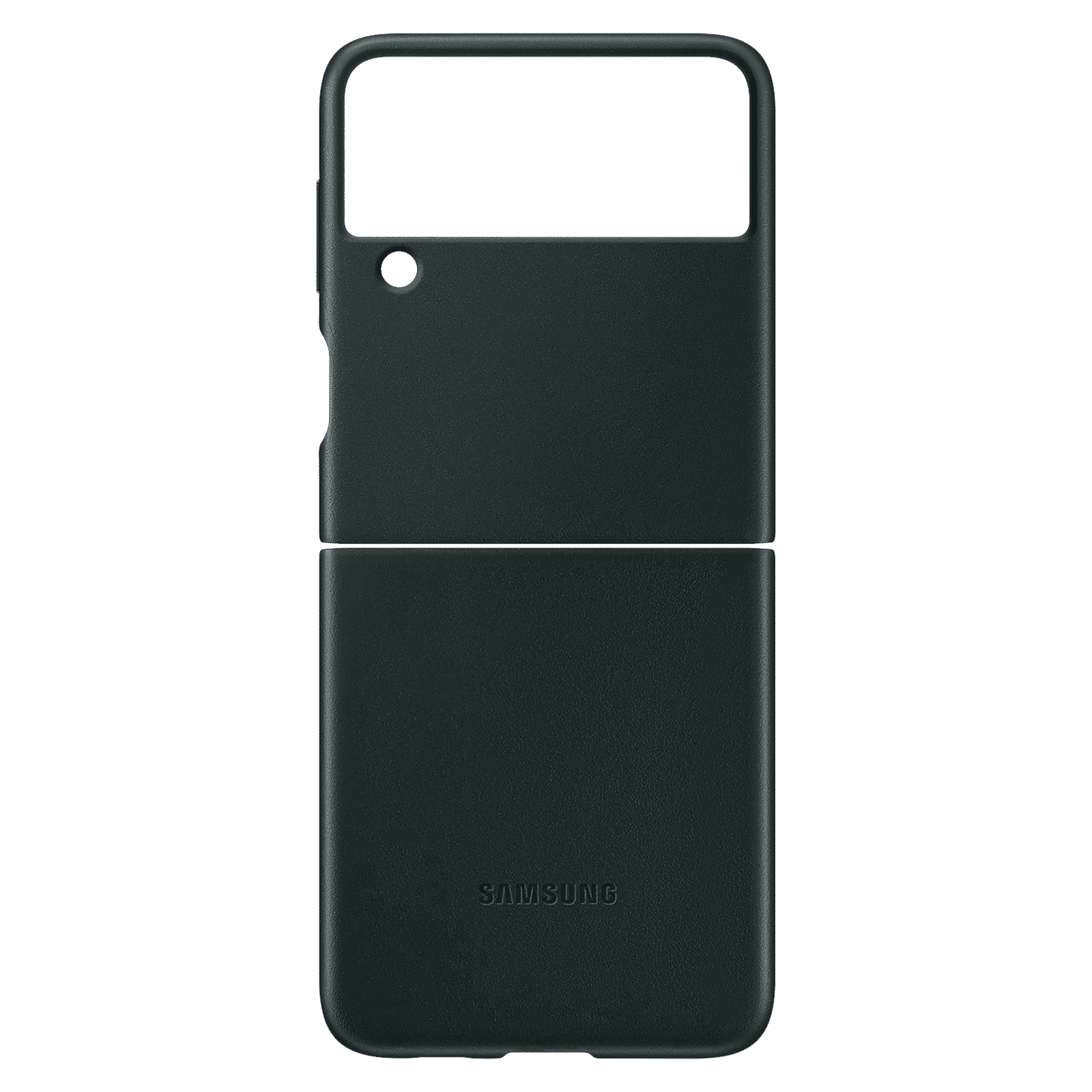 SAMSUNG Soft Leather Back Cover for SAMSUNG Galaxy Z Flip3 5G (Premium Protection, Green)_6