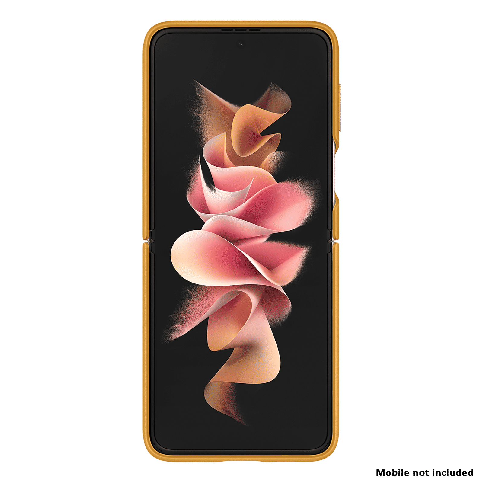 SAMSUNG Soft Leather Back Cover for SAMSUNG Galaxy Z Flip3 5G (Premium Protection, Mustard)_6