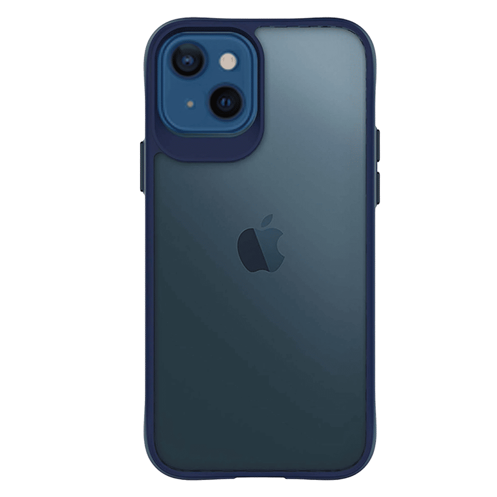 stuffcool Aktion TPU Back Cover for Apple iPhone 13 (Shock Pocket Technology, Blue)_3