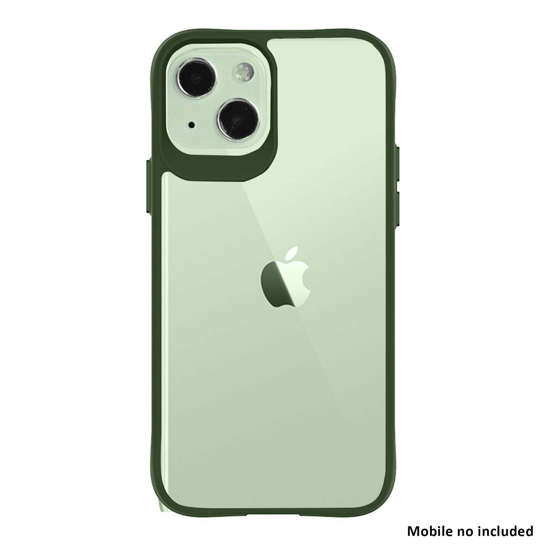 stuffcool Aktion TPU Back Cover for Apple iPhone 13 (Shock Pocket Technology, Green)_2