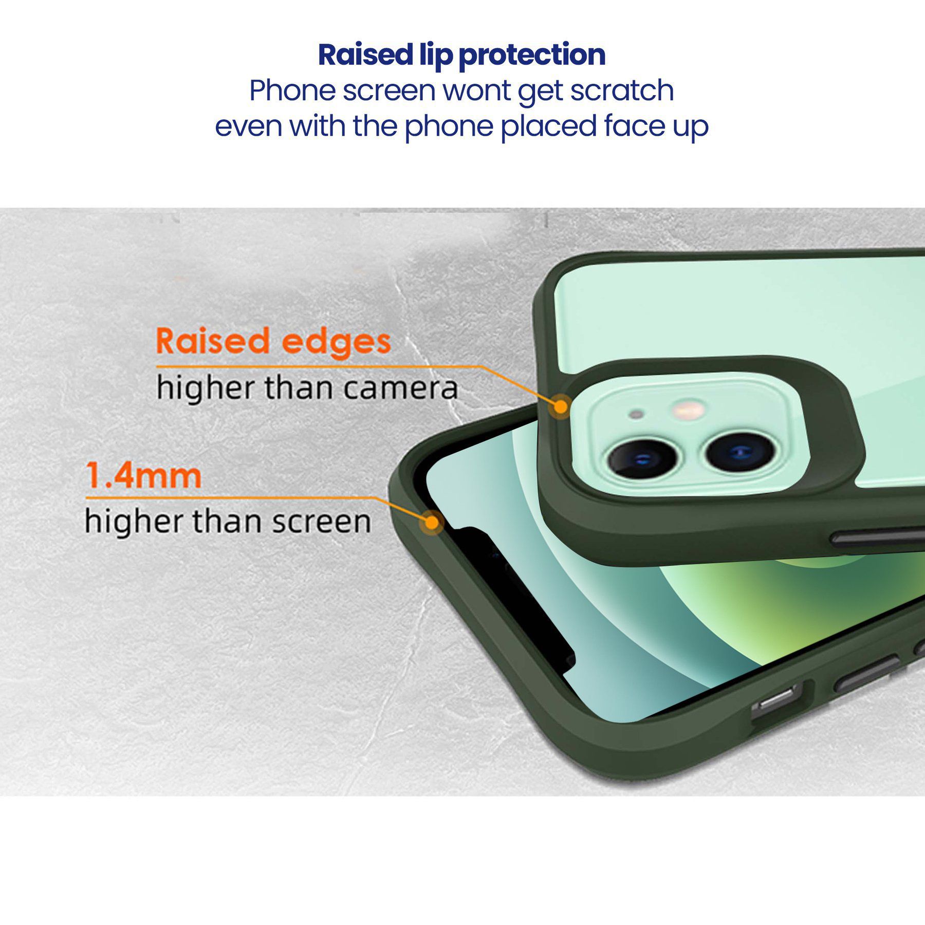 stuffcool Aktion TPU Back Cover for Apple iPhone 13 (Shock Pocket Technology, Green)_4