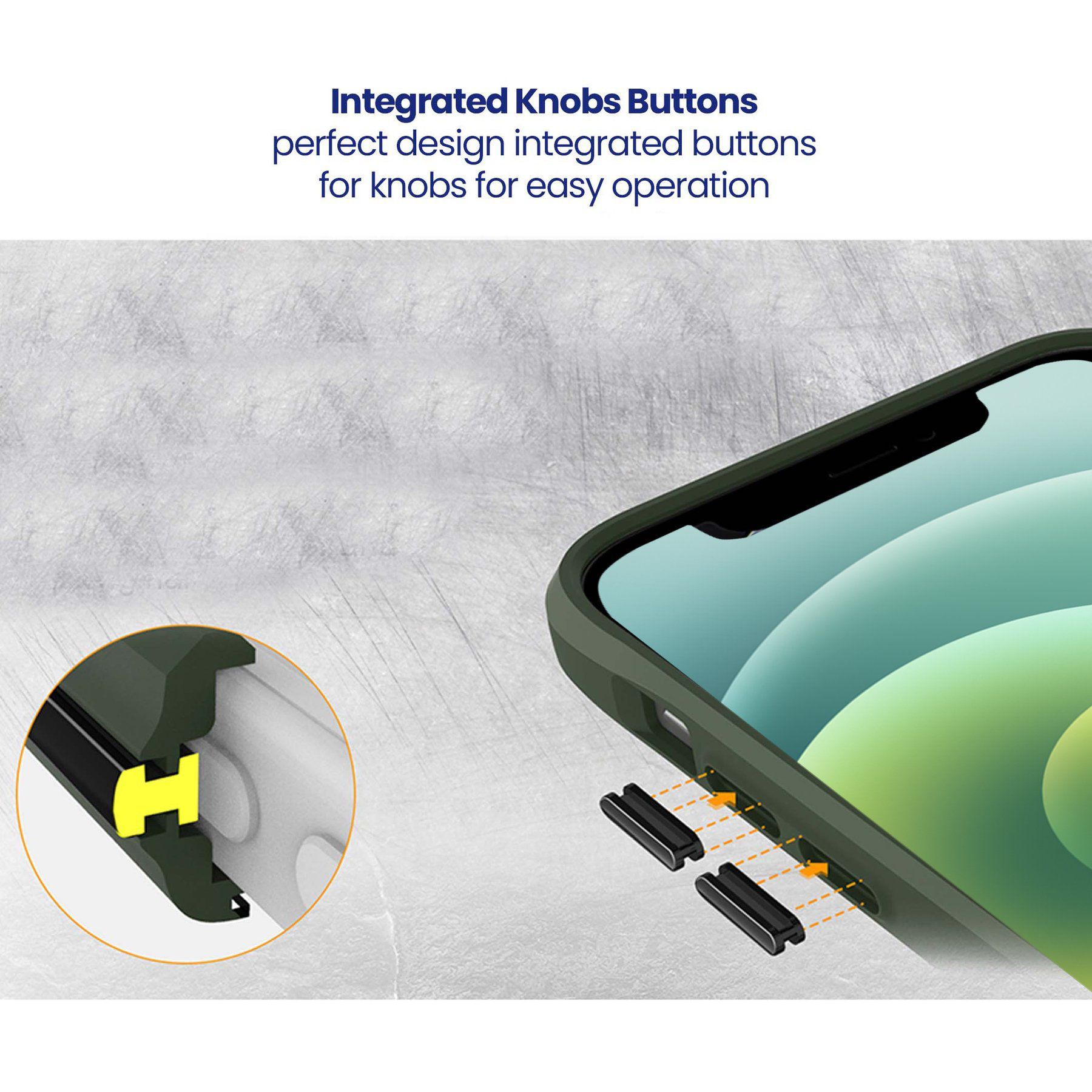 stuffcool Aktion TPU Back Cover for Apple iPhone 13 (Shock Pocket Technology, Green)_6