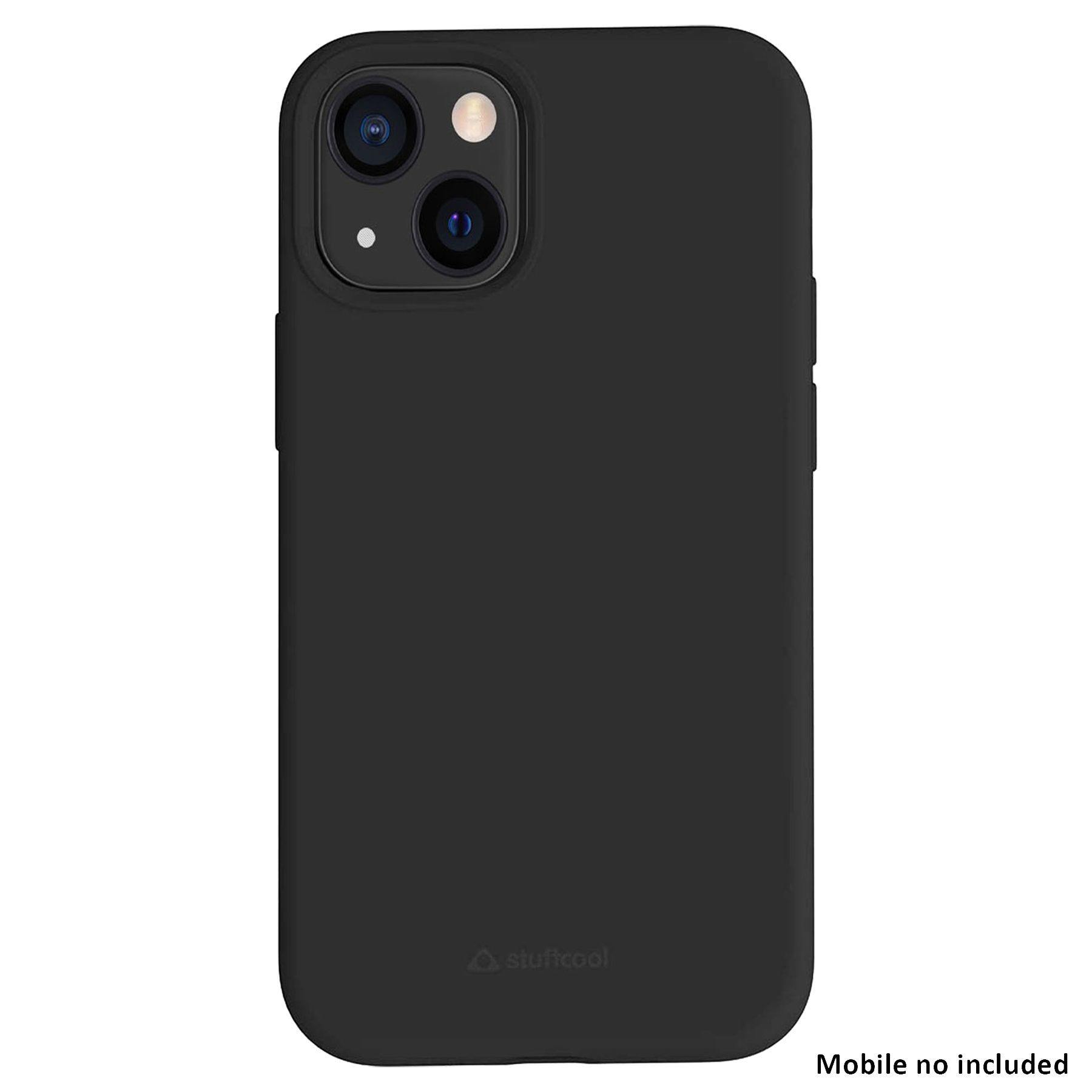 stuffcool Silo Soft and Smooth Rubber Back Cover for Apple iPhone 13 (Camera Protection, Black) stuffcool Silo Soft and Smooth Rubber Back Cover for Apple iPhone 13 (Camera Protection, Black)_4