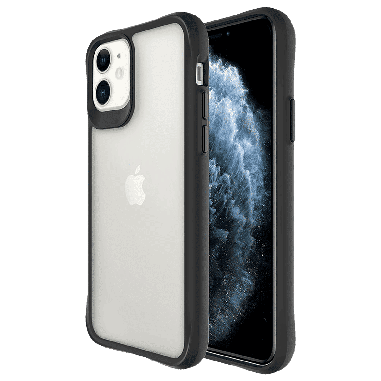 stuffcool Aktion TPU Back Cover for Apple iPhone 13 Pro (Shock Pocket Technology, Black)_1
