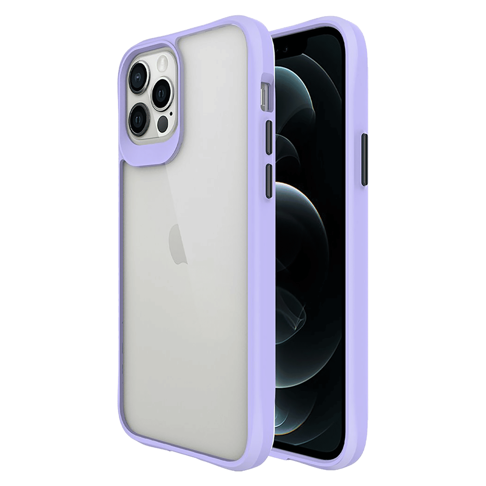 stuffcool Aktion TPU Back Cover for Apple iPhone 13 Pro (Shock Pocket Technology, Purple)_1