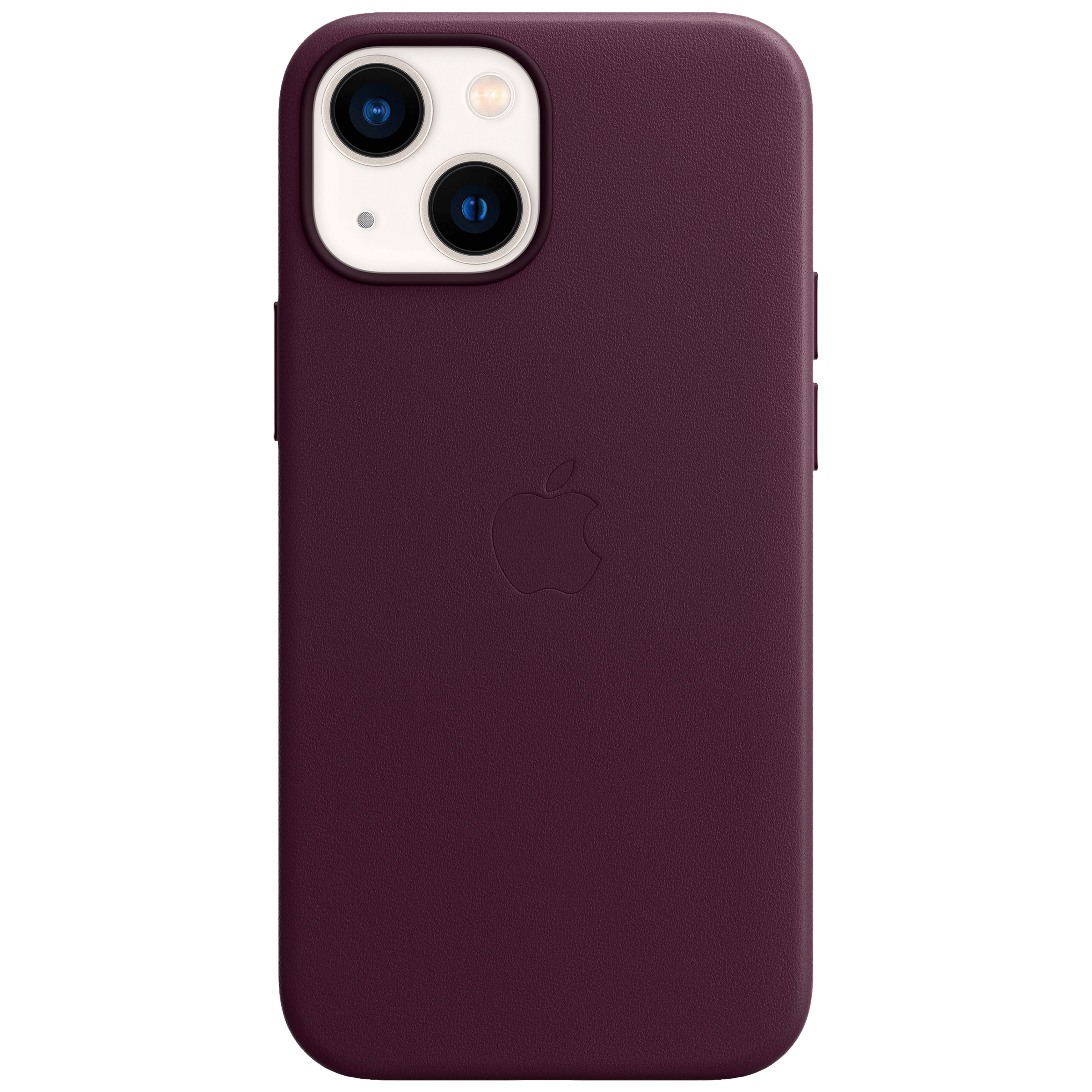 Apple Soft Leather Back Cover for Apple iPhone 13 (Supports Wireless Charging, Dark Cherry) Apple Soft Leather Back Cover for Apple iPhone 13 (Supports Wireless Charging, Dark Cherry)_1