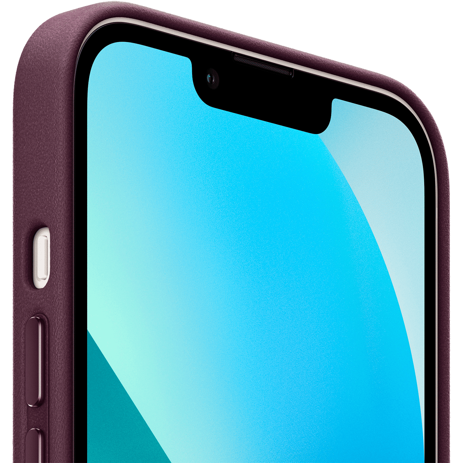 Apple Soft Leather Back Cover for Apple iPhone 13 (Supports Wireless Charging, Dark Cherry) Apple Soft Leather Back Cover for Apple iPhone 13 (Supports Wireless Charging, Dark Cherry)_4