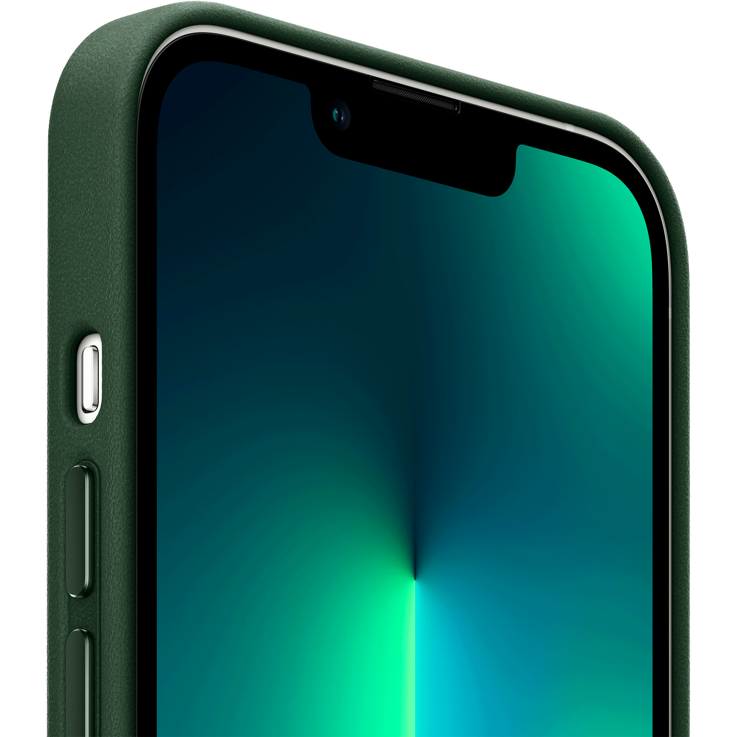 Apple Soft Leather Back Cover for Apple iPhone 13 Pro (Supports Wireless Charging, Sequoia Green) Apple Soft Leather Back Cover for Apple iPhone 13 Pro (Supports Wireless Charging, Sequoia Green)_6