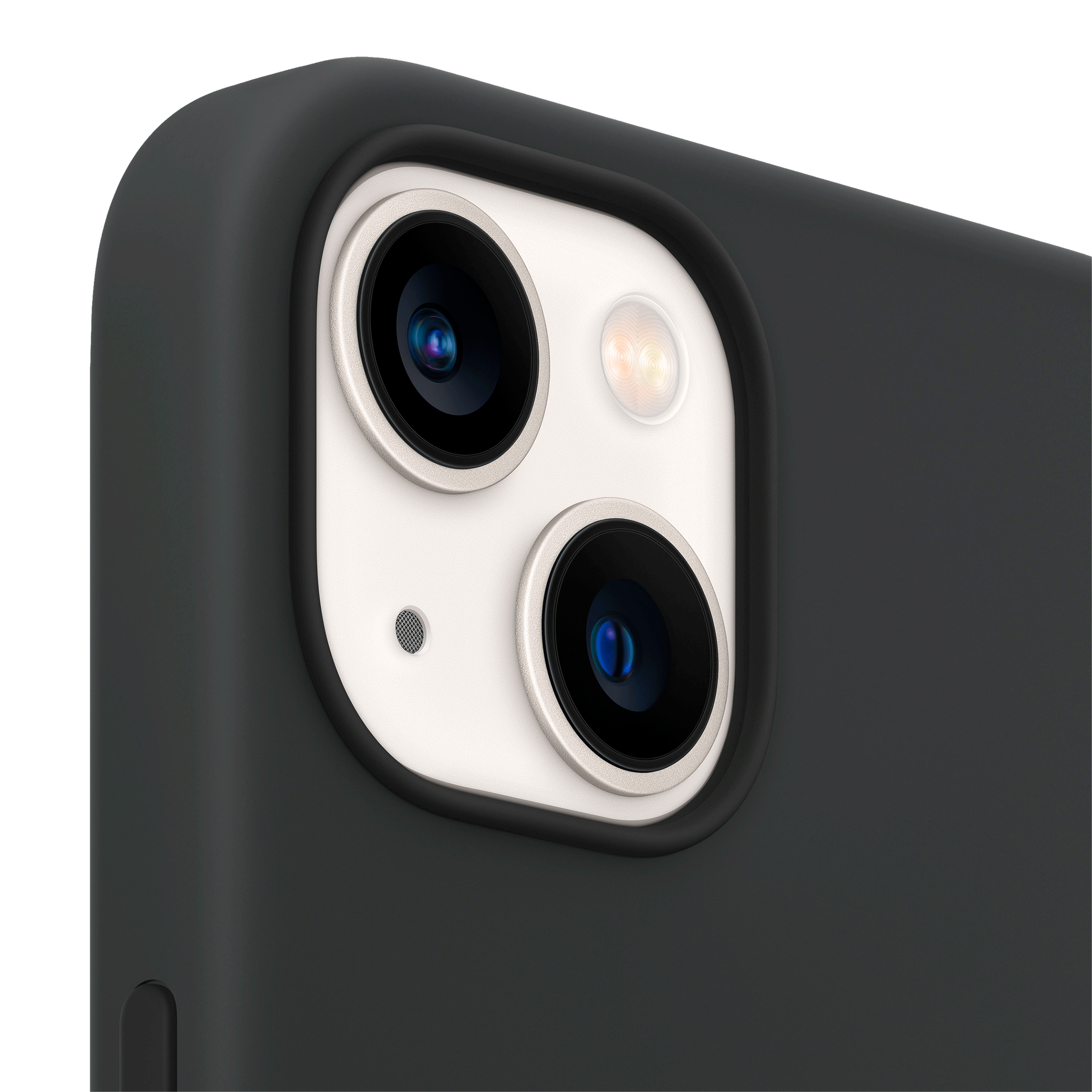 Apple Soft Silicone Back Cover for Apple iPhone 13 mini (Supports Wireless Charging, Midnight)_3