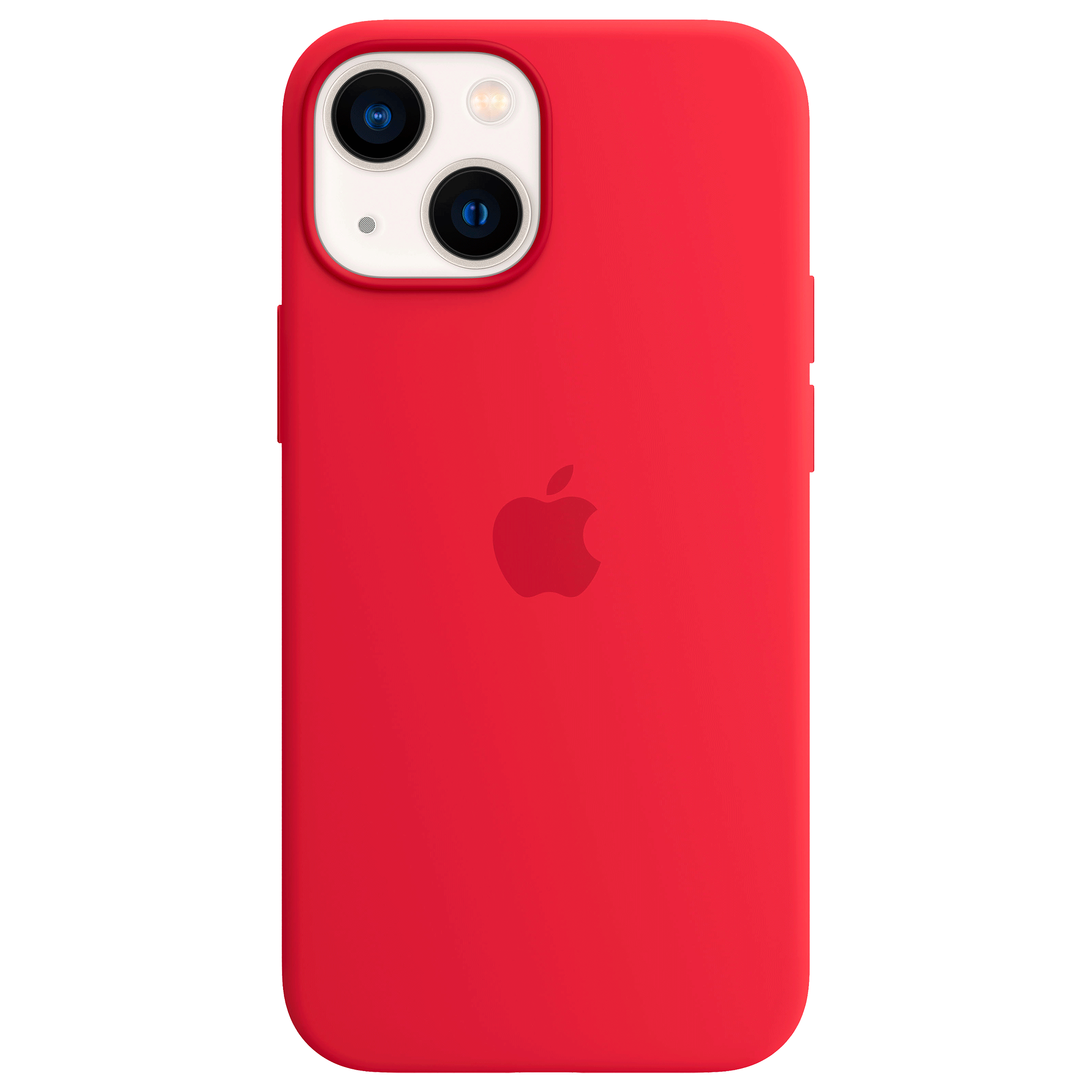 Apple Soft Silicone Back Cover for Apple iPhone 13 mini (Supports Wireless Charging, Red)_1