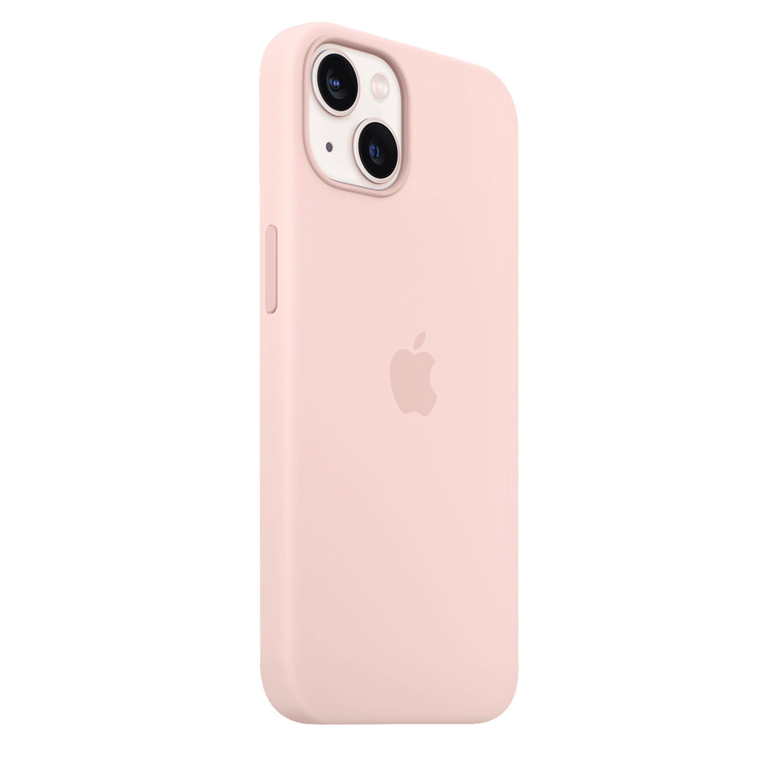 Apple Soft Silicone Back Cover for Apple iPhone 13 (Supports Wireless Charging, Chalk Pink)_2