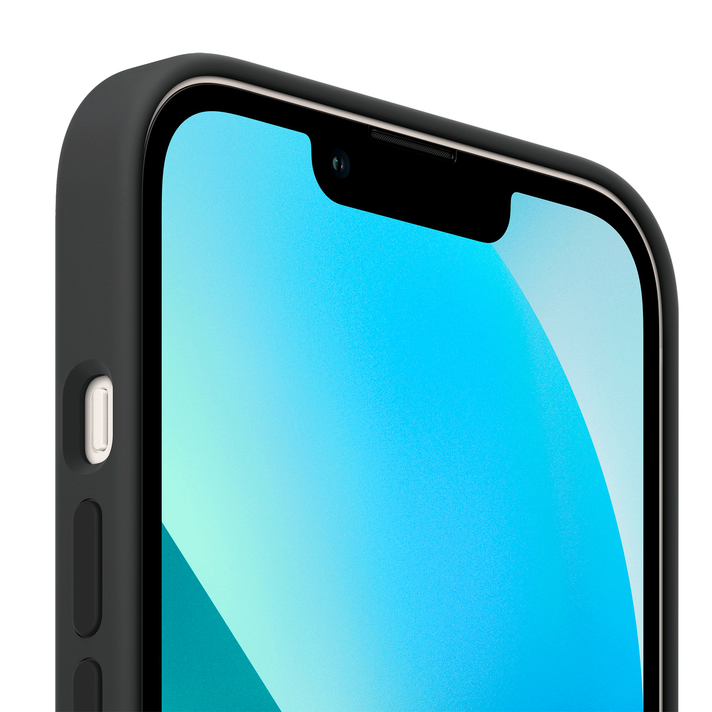 Apple Soft Silicone Back Cover for Apple iPhone 13 (Supports Wireless Charging, Midnight)_5