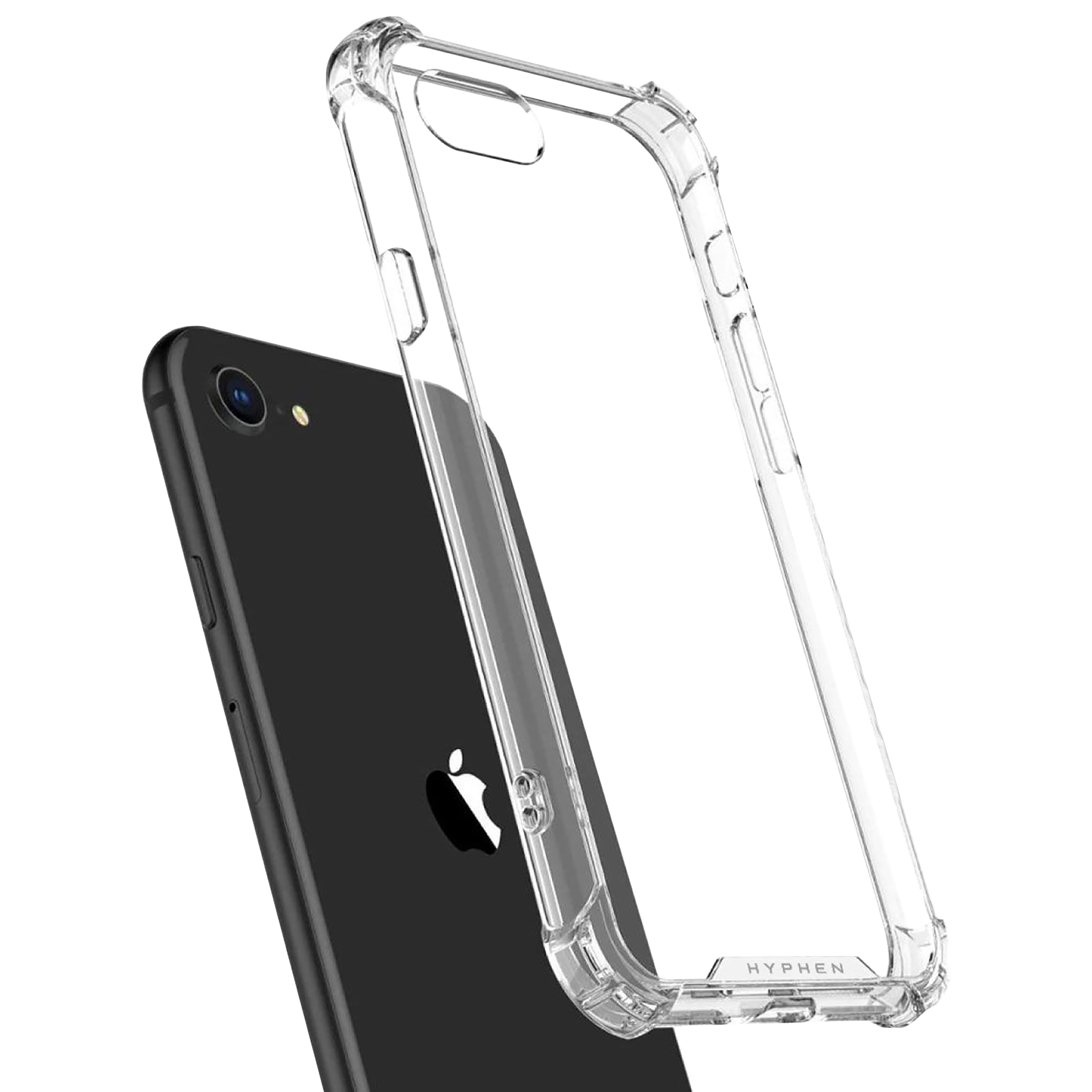 ESSE Screen Protector & TPU Back Cover Combo for Apple iPhone SE 2 (Drop Protection, Clear)_3