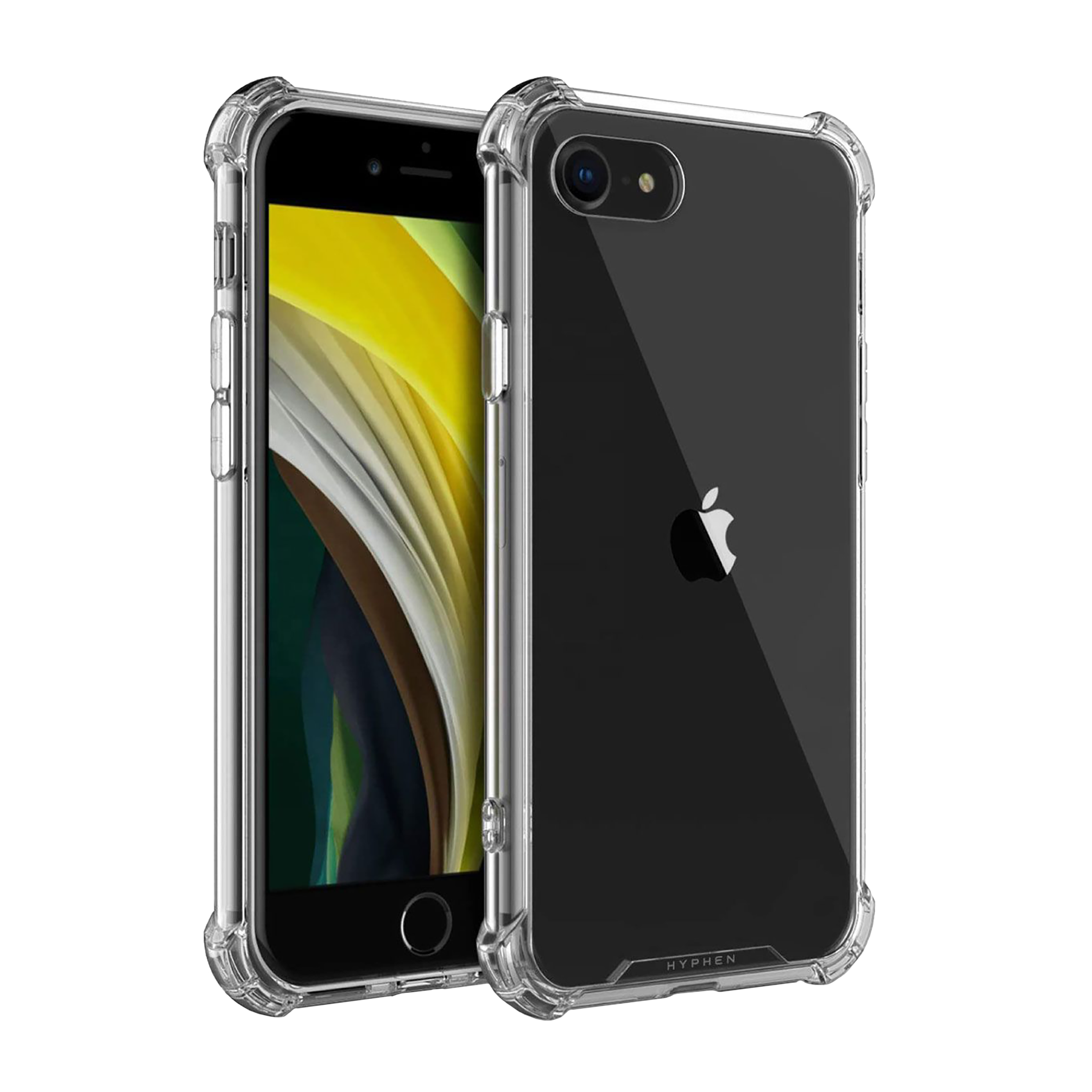 ESSE Screen Protector & TPU Back Cover Combo for Apple iPhone SE 2 (Drop Protection, Clear)_5