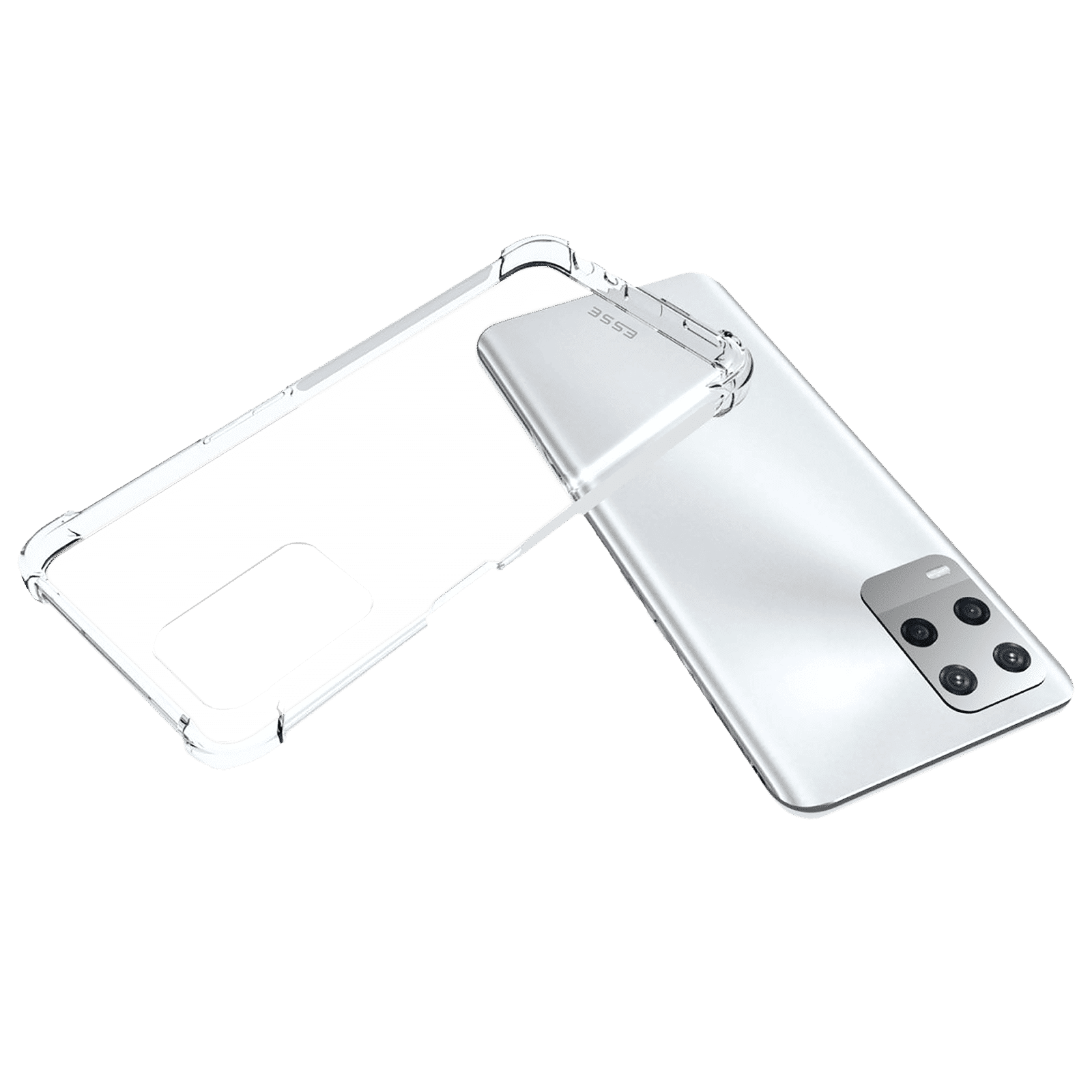 ESSE Screen Protector & TPU Back Cover Combo for OPPO A54 (Drop Protection, Clear)_4