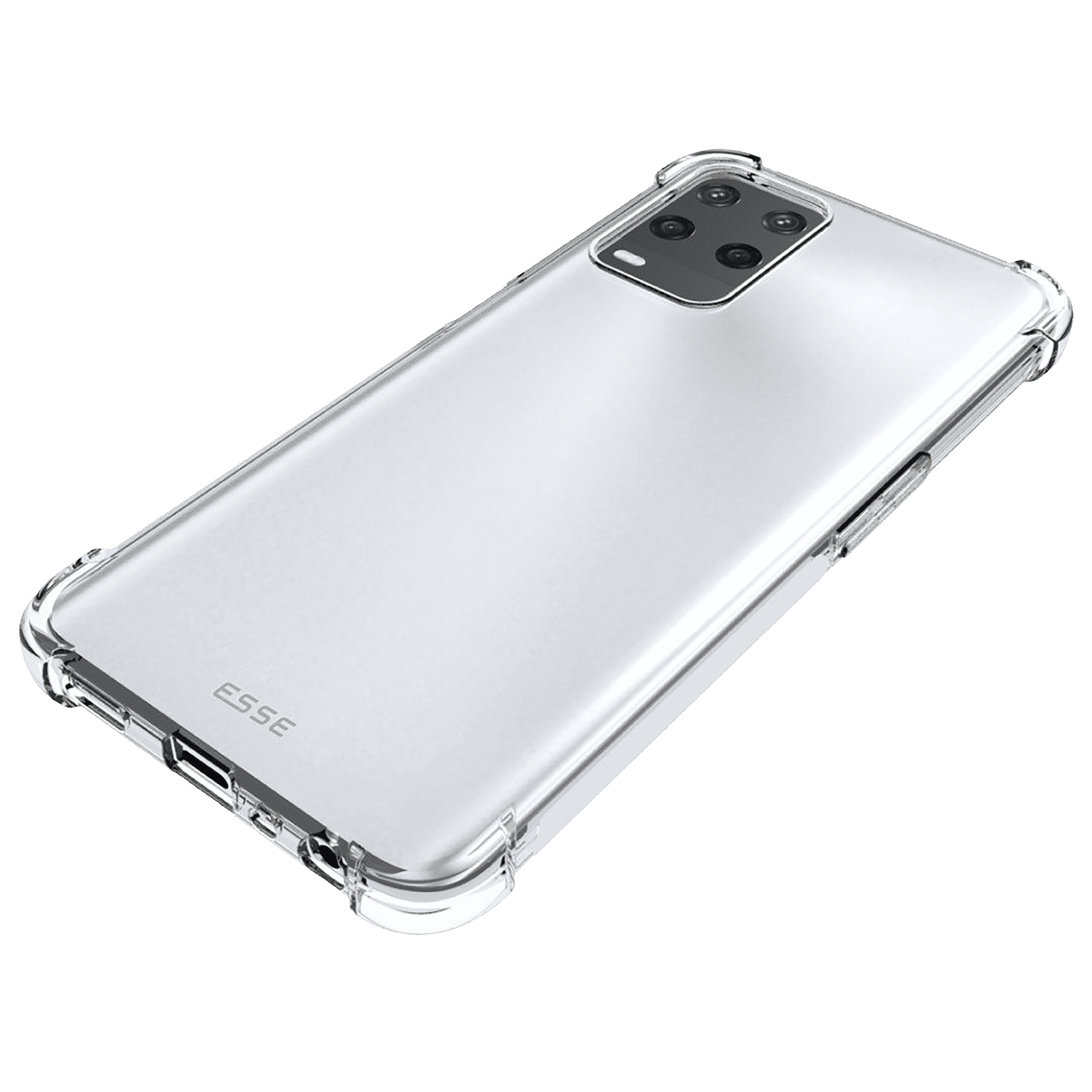 ESSE Screen Protector & TPU Back Cover Combo for OPPO A54 (Drop Protection, Clear)_5