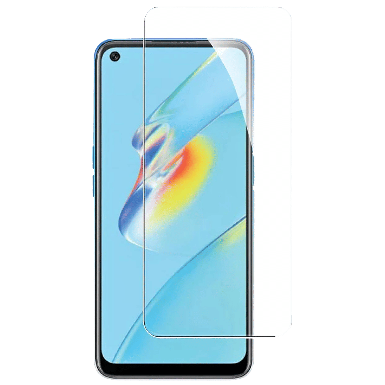 ESSE Screen Protector & TPU Back Cover Combo for OPPO A54 (Drop Protection, Clear)_7