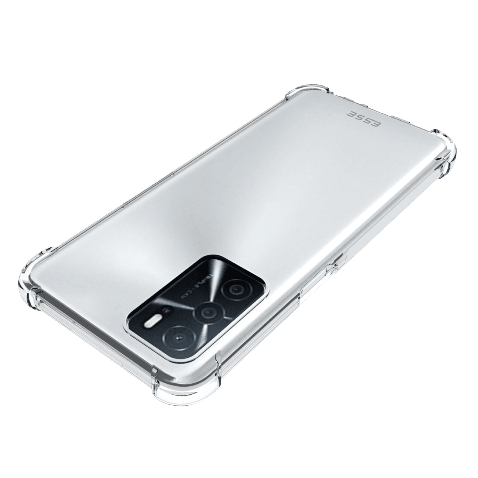 ESSE Screen Protector & TPU Back Cover Combo for OPPO A16 (Drop Protection, Clear)_4