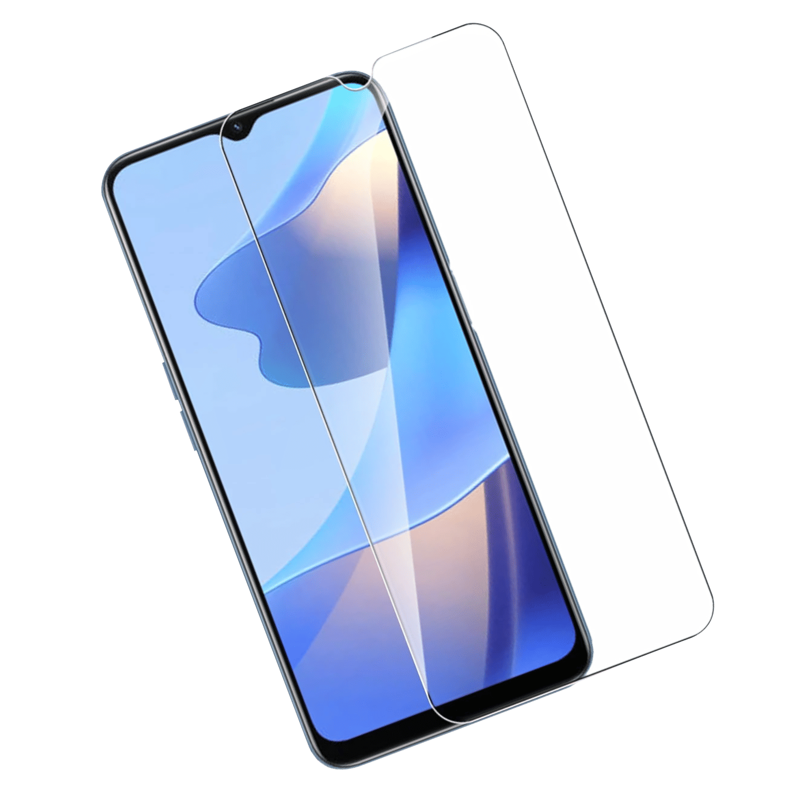 ESSE Screen Protector & TPU Back Cover Combo for OPPO A16 (Drop Protection, Clear)_5