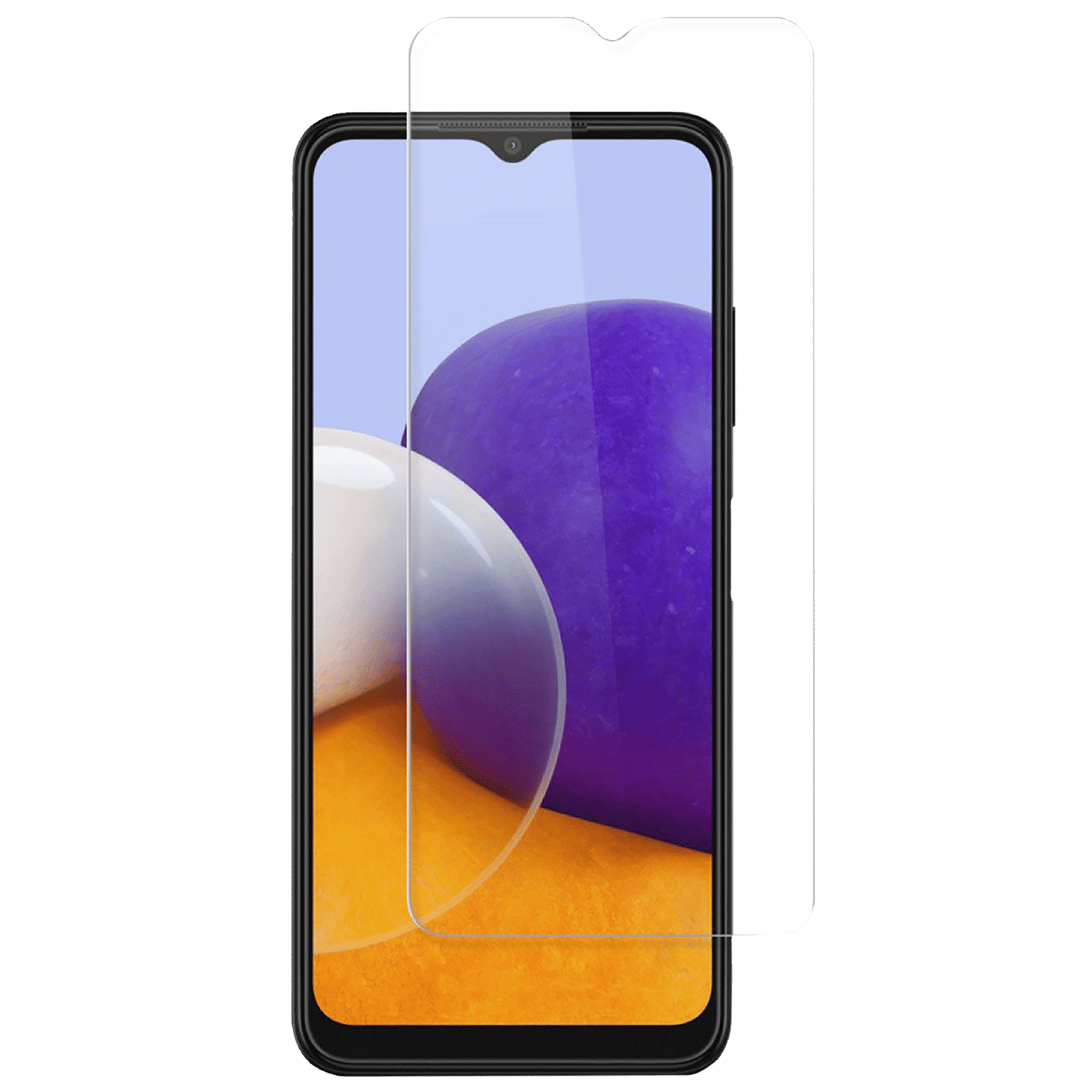 ESSE Screen Protector & TPU Back Cover Combo for SAMSUNG Galaxy A22 (Drop Protection, Clear)_3