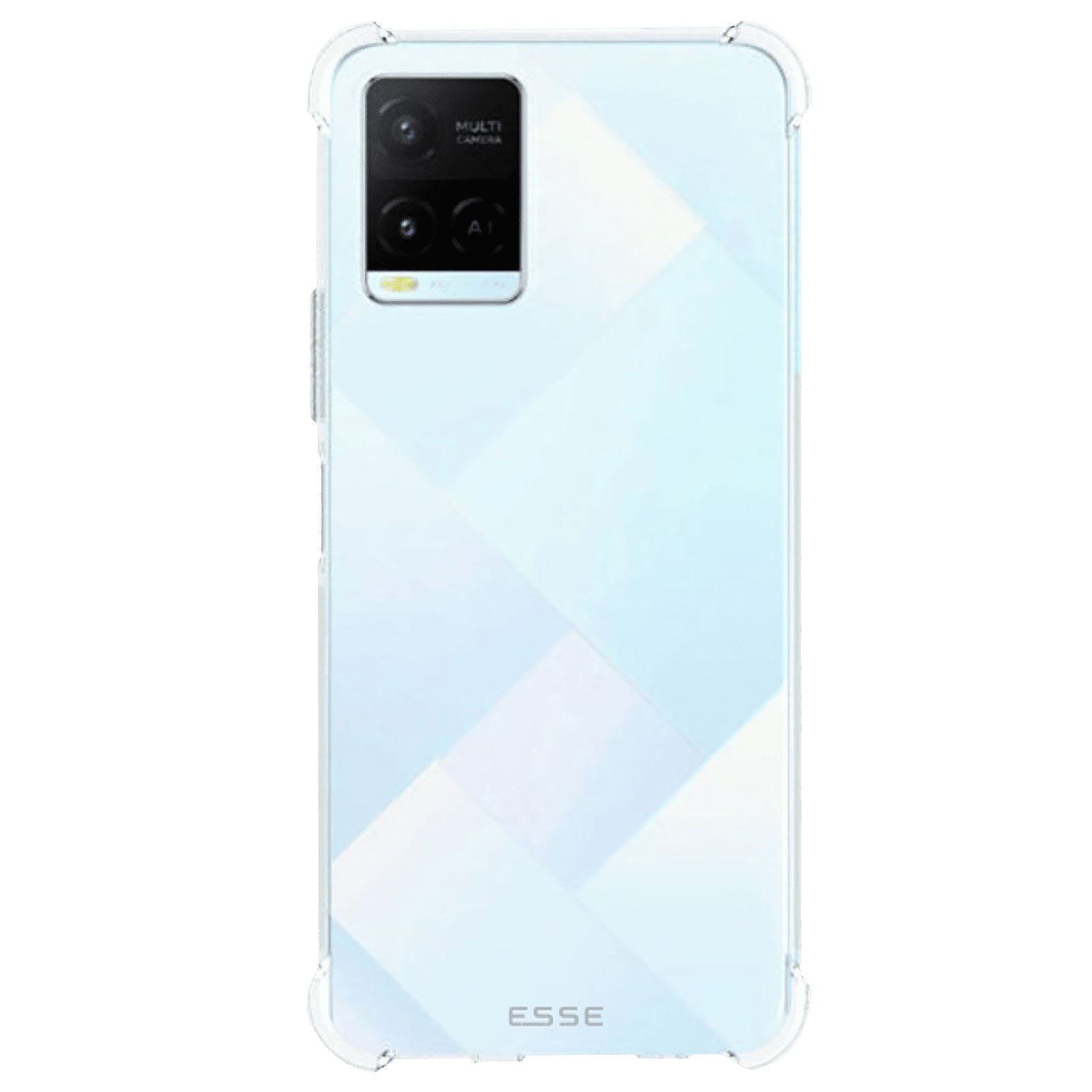 ESSE Screen Protector & TPU Back Cover Combo for vivo Y21 (Drop Protection, Clear)_5