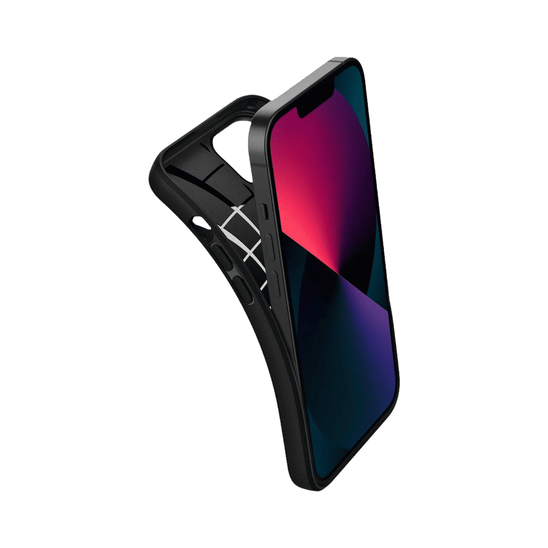 spigen Core Armor TPU Back Case for Apple iPhone 13 Mini (Slim And Grip Friendly, Matte Black)_8