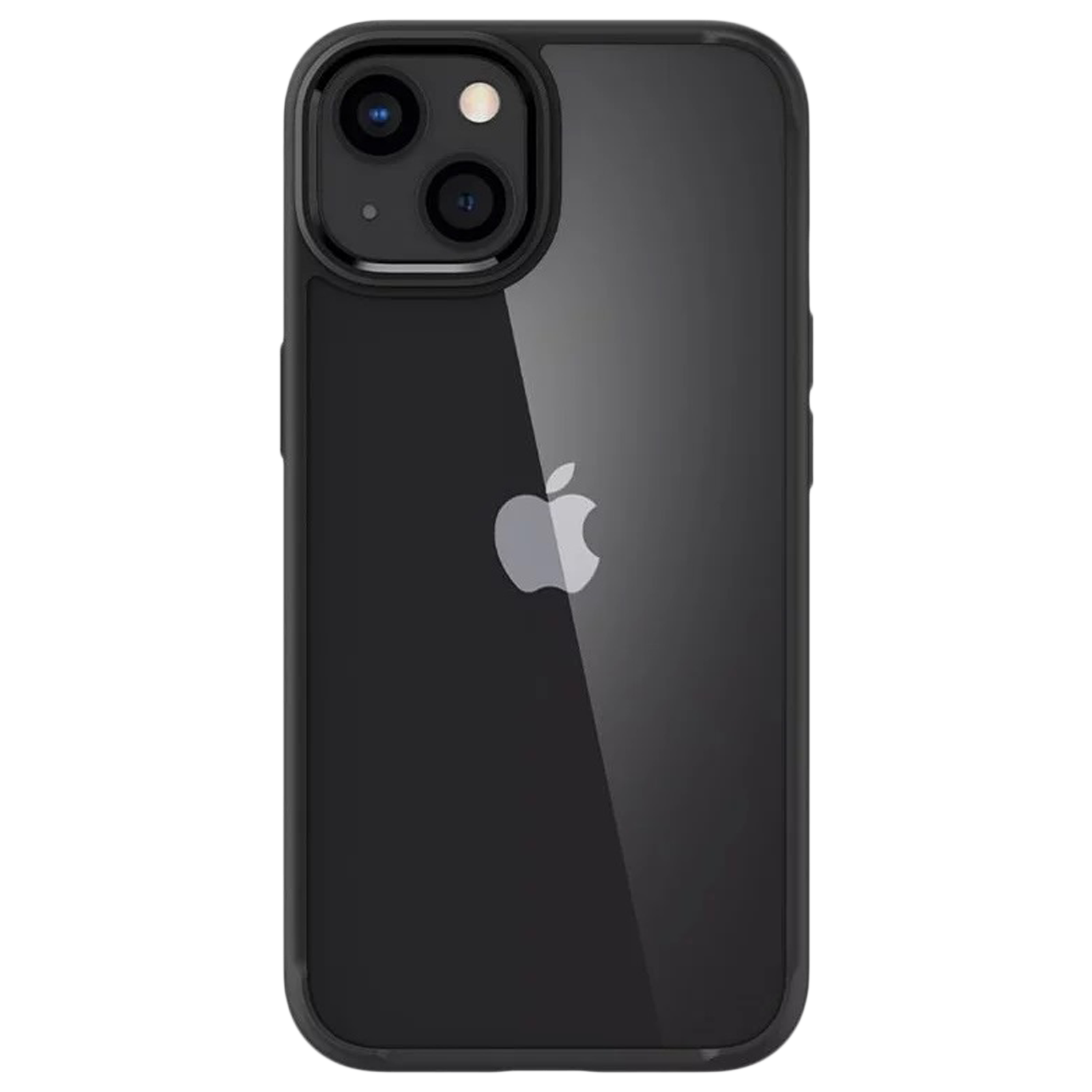 spigen Crystal Hybrid Polycarbonate and TPU Back Cover for Apple iPhone 13 mini (Air Cushion Technology, Matte Black)_4