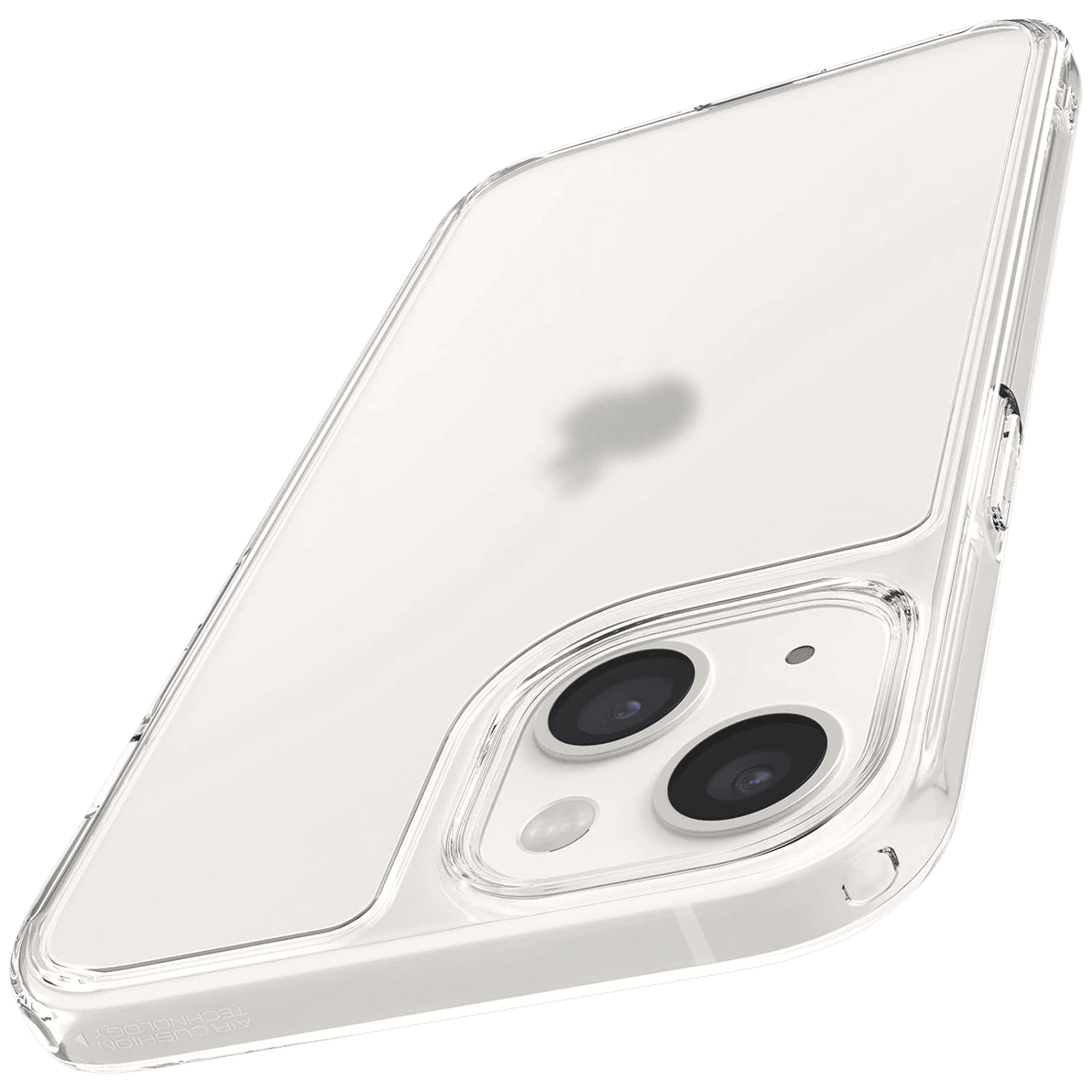 spigen Quartz Hybrid Glass and TPU Back Case For iPhone 13 Mini (Slim And Grip Friendly, ACS03326, Clear)_10