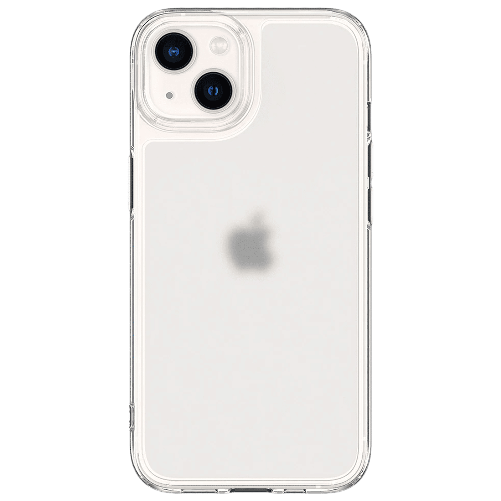spigen Quartz Hybrid Glass and TPU Back Case For iPhone 13 Mini (Slim And Grip Friendly, ACS03326, Clear)_4