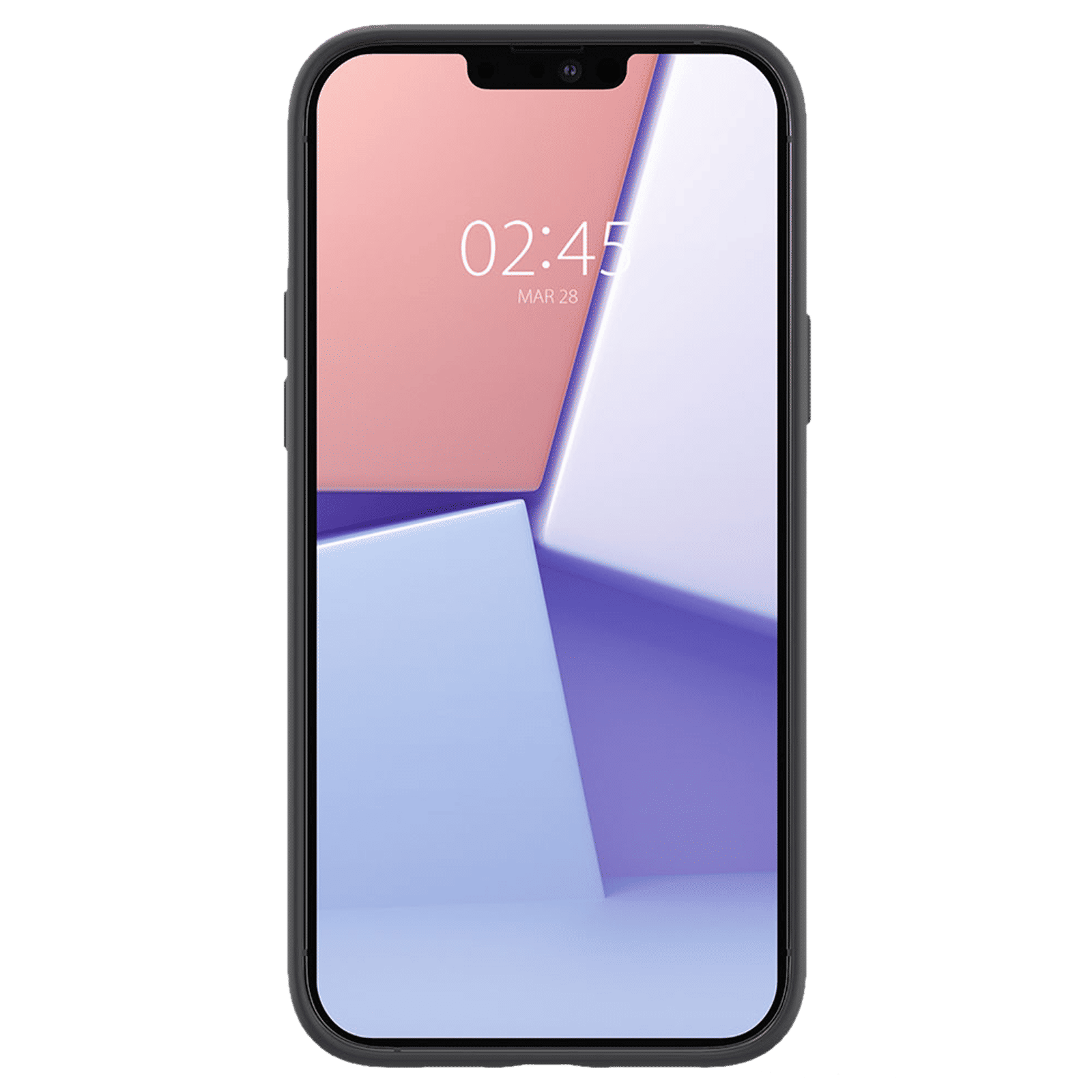 spigen Silicone Fit Soft Silicone Back Cover for Apple iPhone 13 Mini (Air Cushion Technology, Black)_3