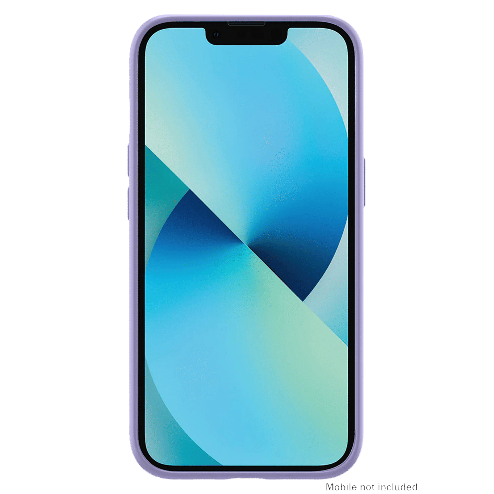 spigen Fit Silicone Back Cover for Apple iPhone 13 mini (Soft Microfiber Lining, Iris Purple)_3