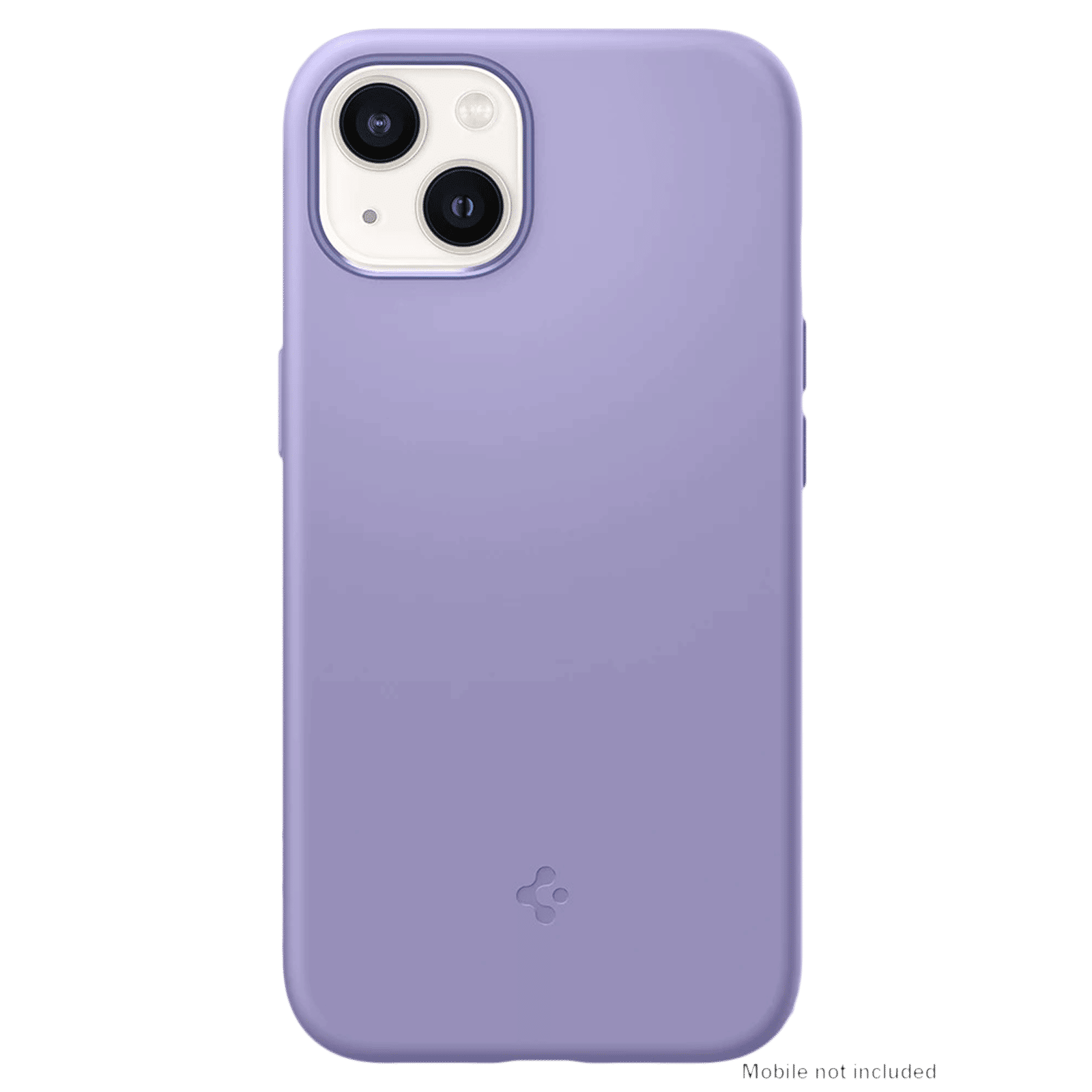 spigen Fit Silicone Back Cover for Apple iPhone 13 mini (Soft Microfiber Lining, Iris Purple)_4