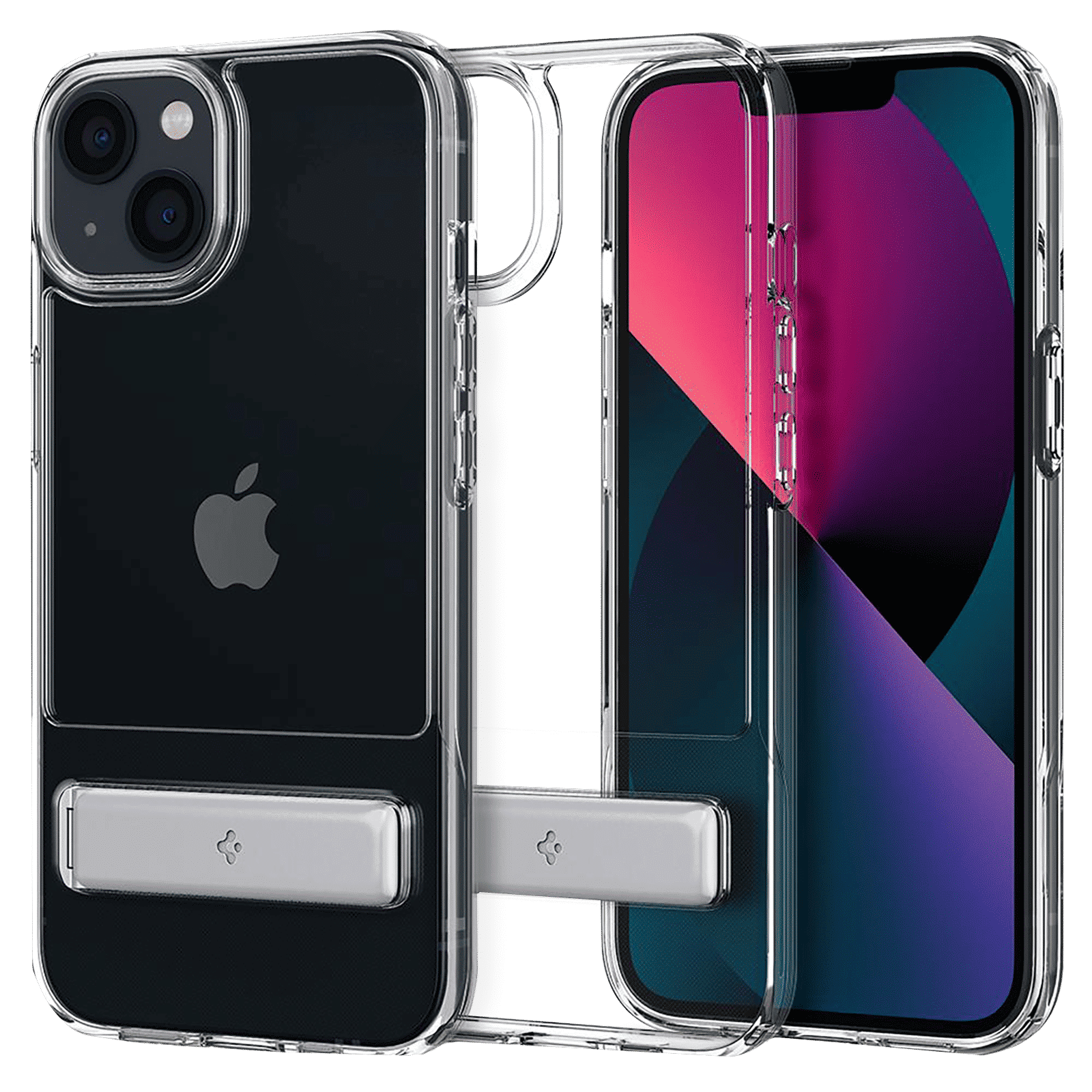 spigen Slim Armor Essential TPU & Polycarbonate Back Cover for Apple iPhone 13 Mini (Wireless Charging Compatible, Crystal Clear) spigen Slim Armor Essential TPU & Polycarbonate Back Cover for Apple iPhone 13 Mini (Wireless Charging Compatible, Crystal Clear)_1