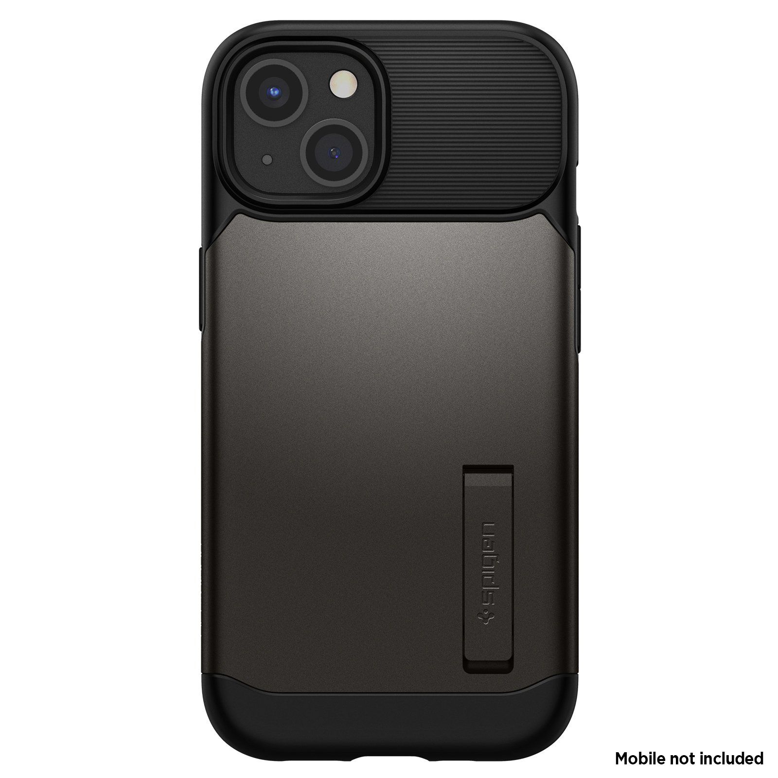 spigen Slim Armor TPU & PC Back Case For iPhone 13 Mini (ACS03354, Gunmetal)_3
