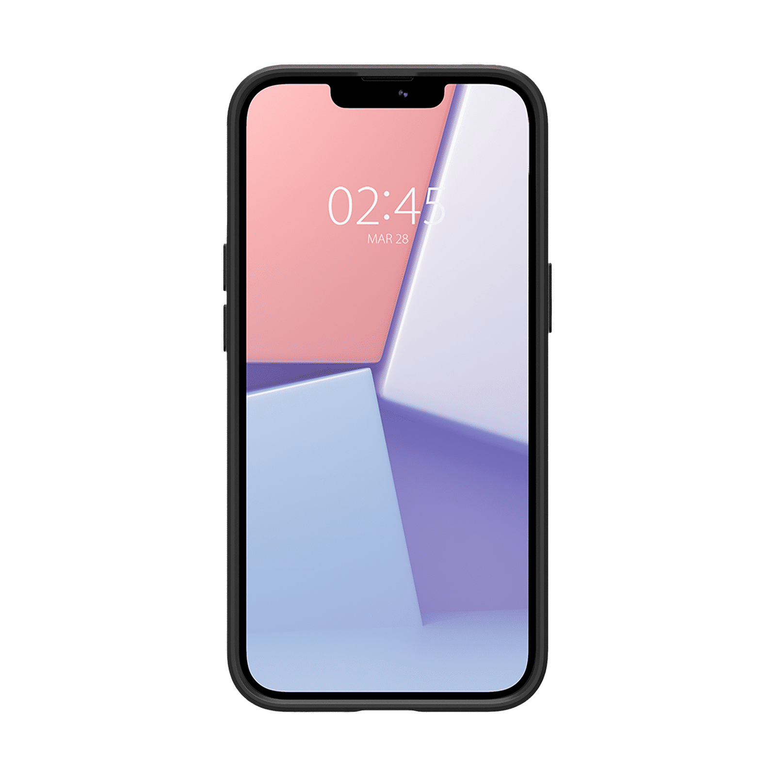 spigen ACS03678 Thin Fit Polycarbonate & Hard TPU Back Cover for Apple iPhone 13 Mini (Supports Wireless Charging, Black)_12